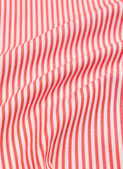 New Essential Relaxed Poplin Shirt - CRMN STRP LT B/PPY RD
