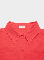 AirPlush Cotton™ Sail Shirt - CHERRY RED