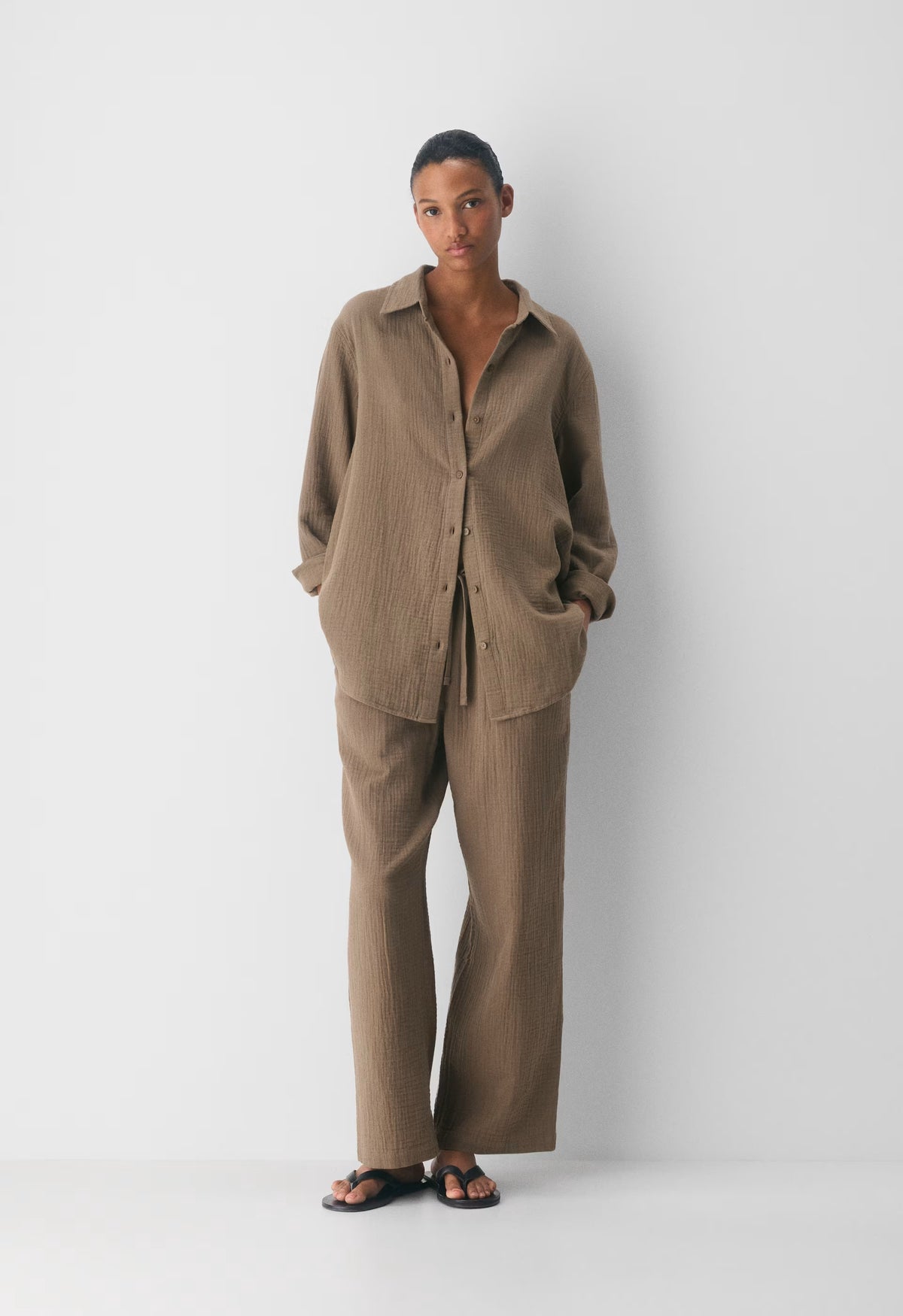 AirPlush Cotton™ Sail Shirt - FOLIO TAUPE