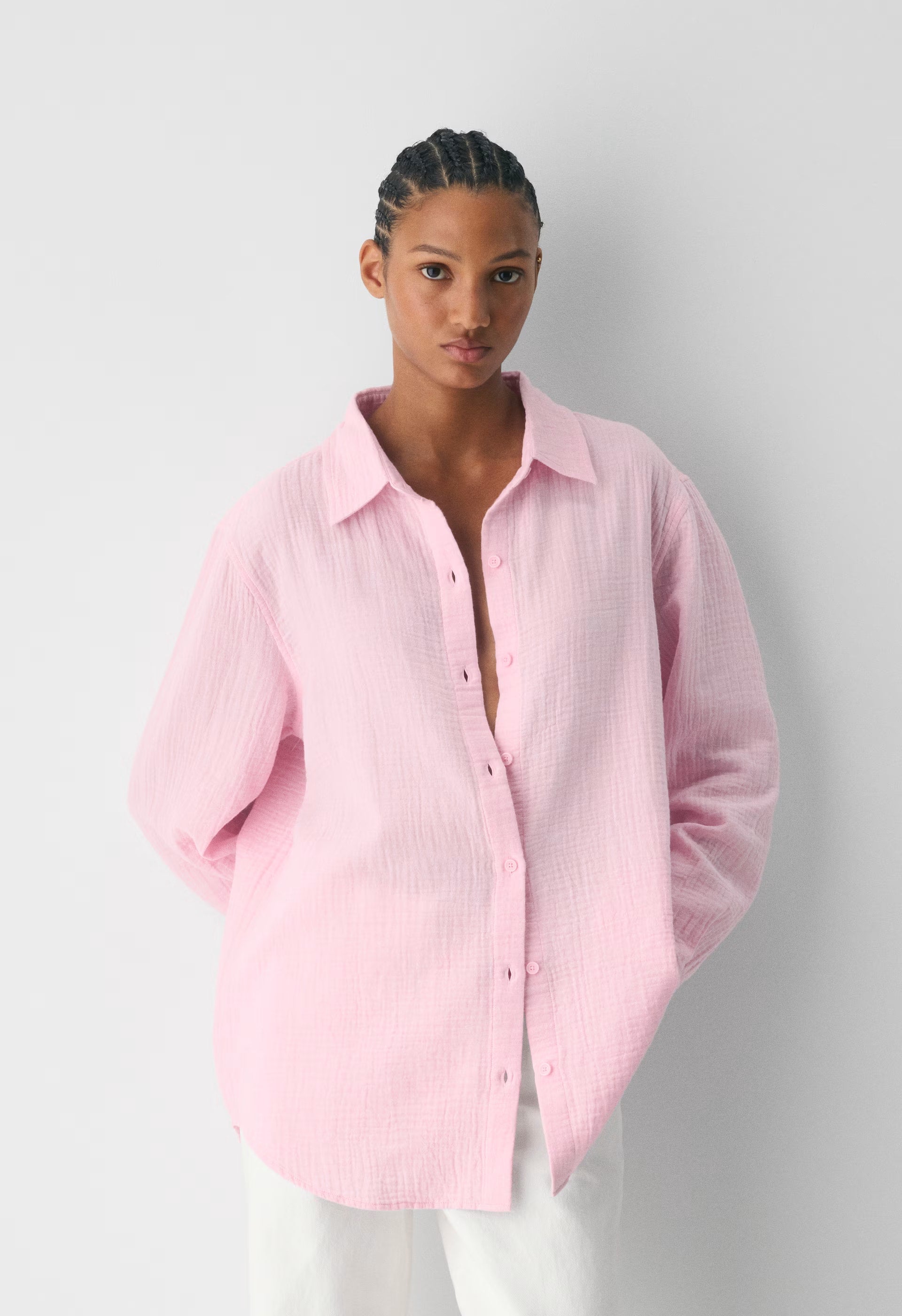 AirPlush Cotton™ Sail Shirt - MILKSHAKE PINK