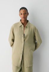 AirPlush Cotton™ Sail Shirt - MARTINI OLIVE
