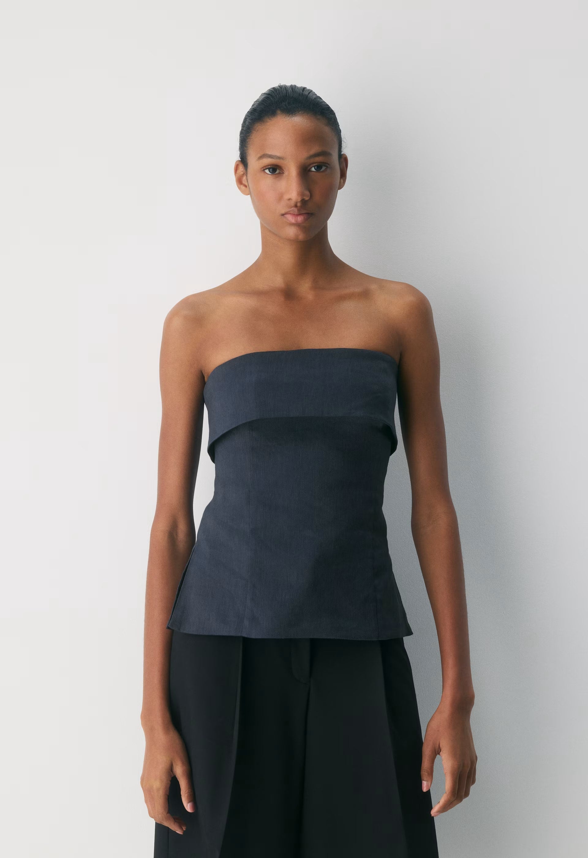 Element Linen Tube Top - ADMIRAL