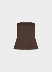 Posh Tube Top - Crepette™ - RICH MOCHA BROWN