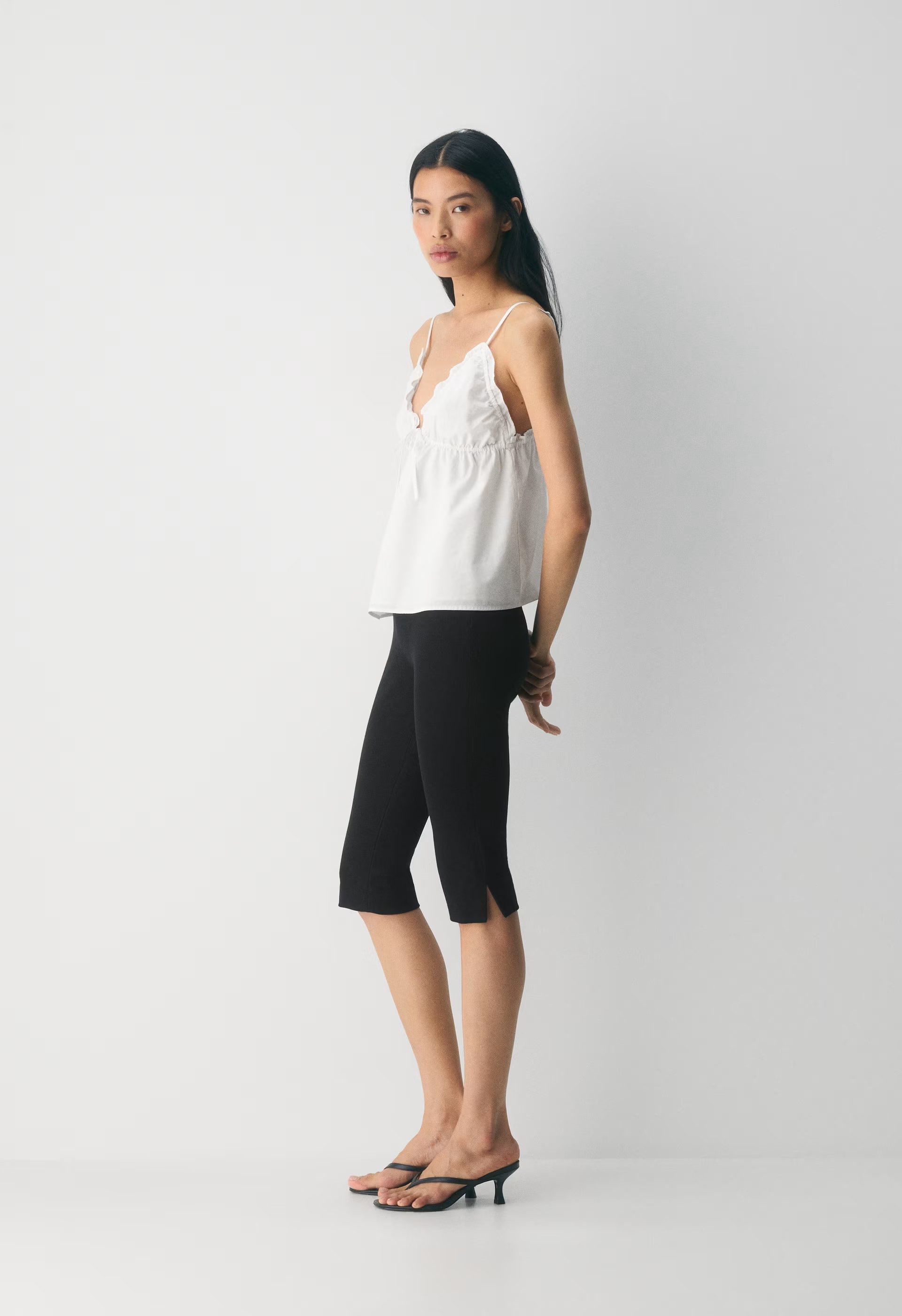 Caviar Poplin Camisole - BRIGHT WHITE