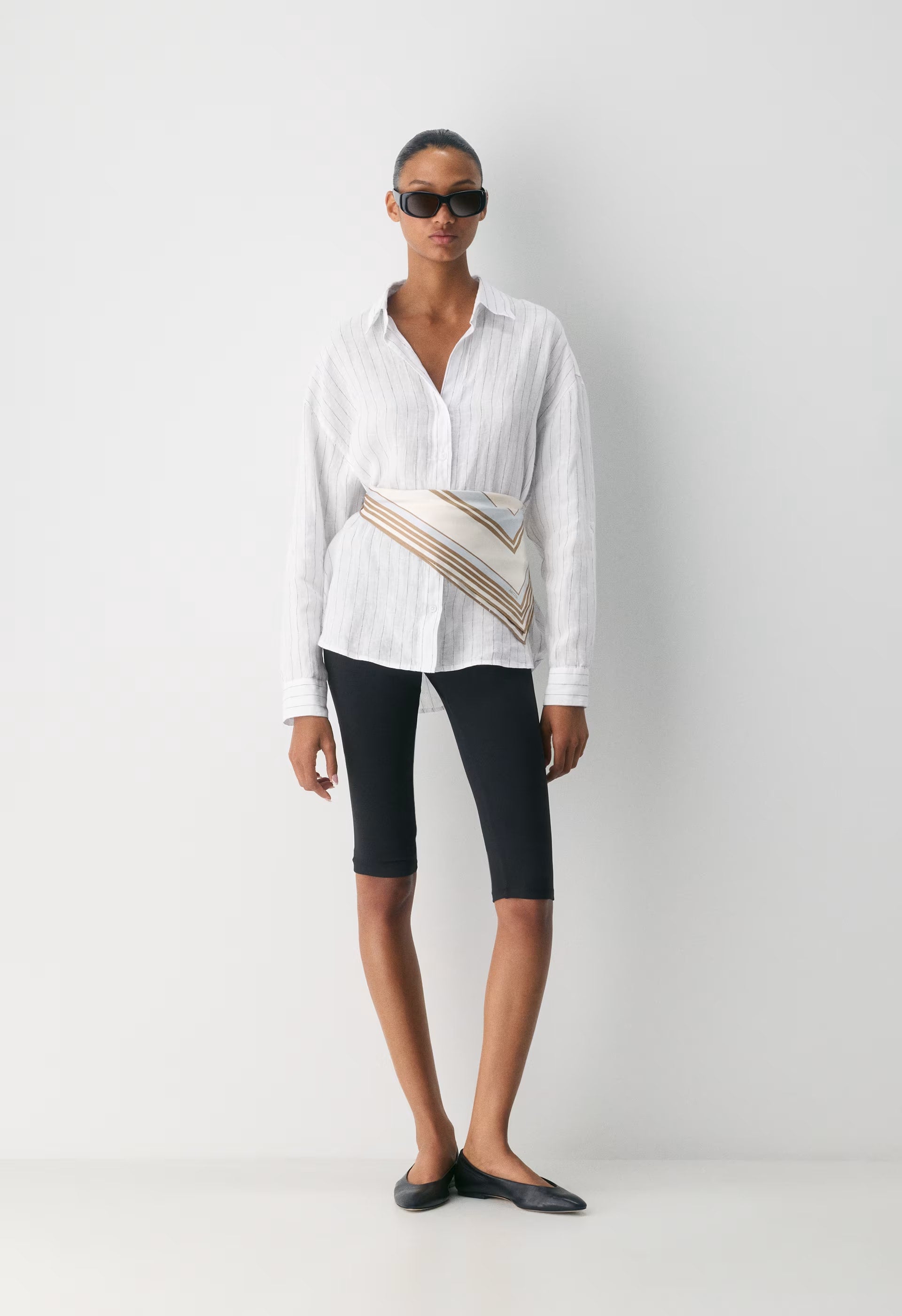 Archive Linen Shirt - HNDSN STRP WT/ADMIRAL