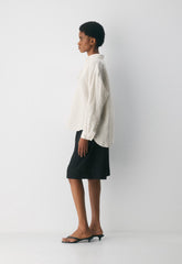 Archive Linen Shirt - BRD STP NTL ECR/WHT