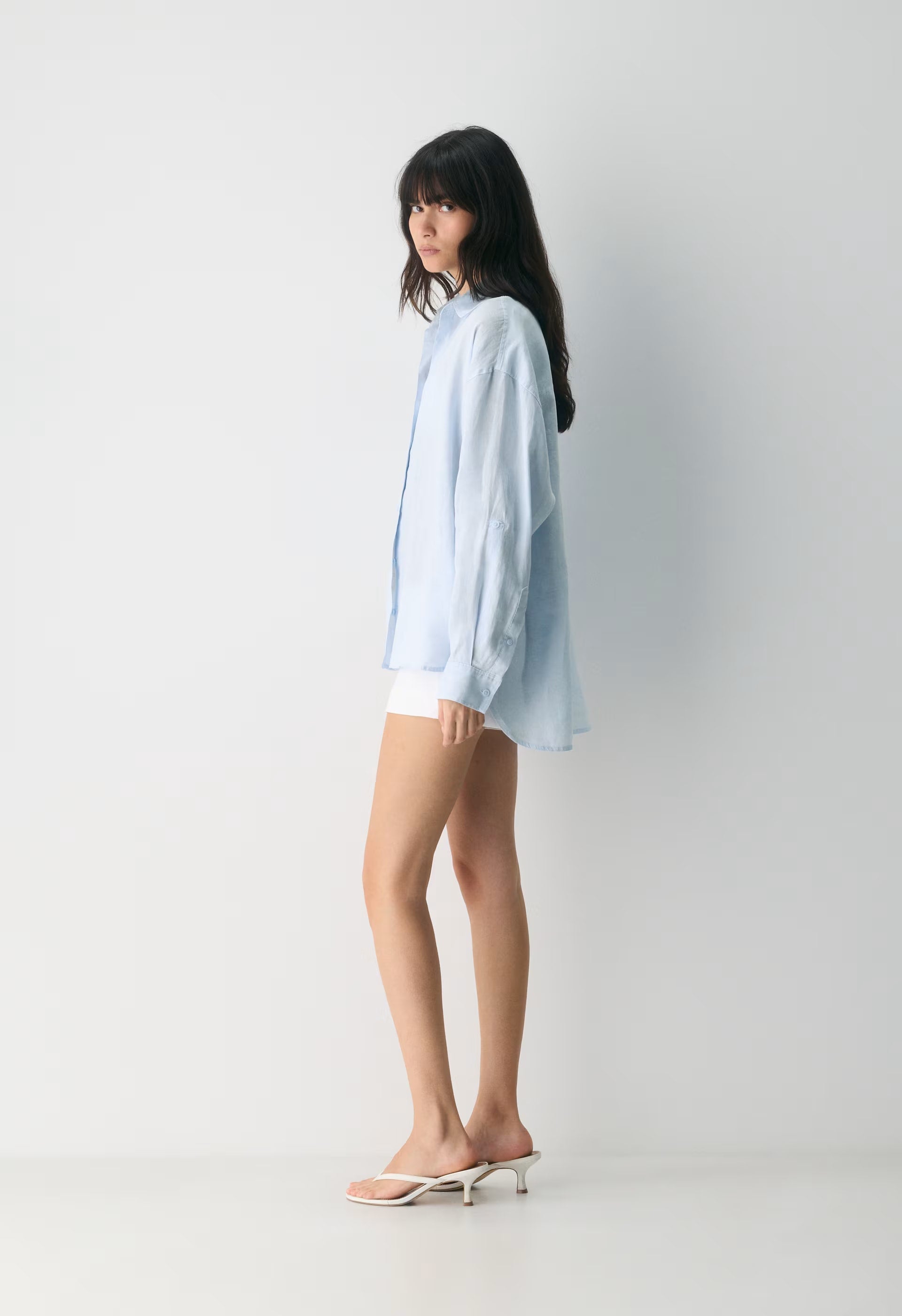 Archive Linen Shirt - MIDDAY BLUE