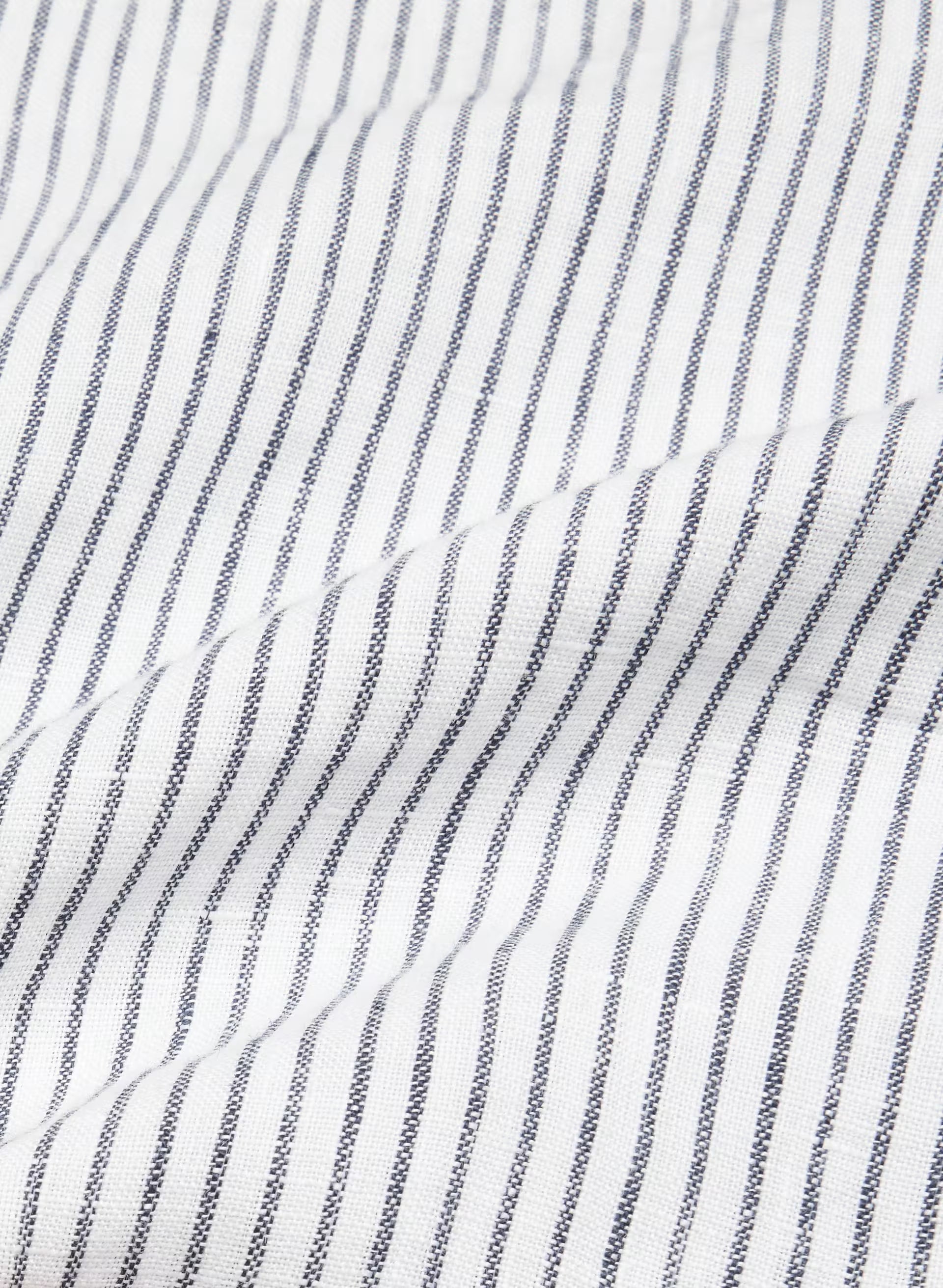 Reminisce Relaxed Linen Shirt - MILN STRIPE W/HRBR NV