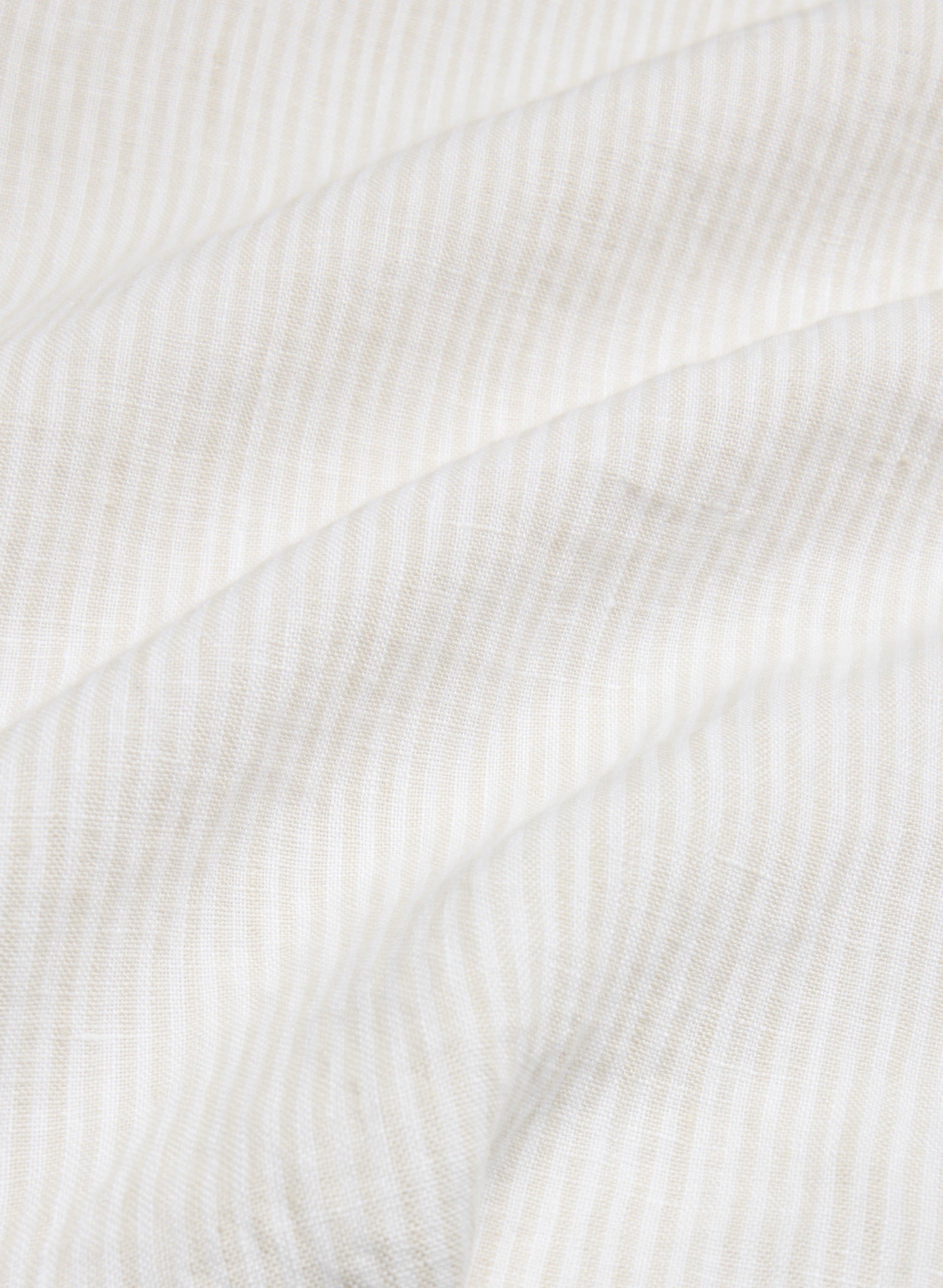 Reminisce Relaxed Linen Shirt - WLN STP WHT/NTRL ECR