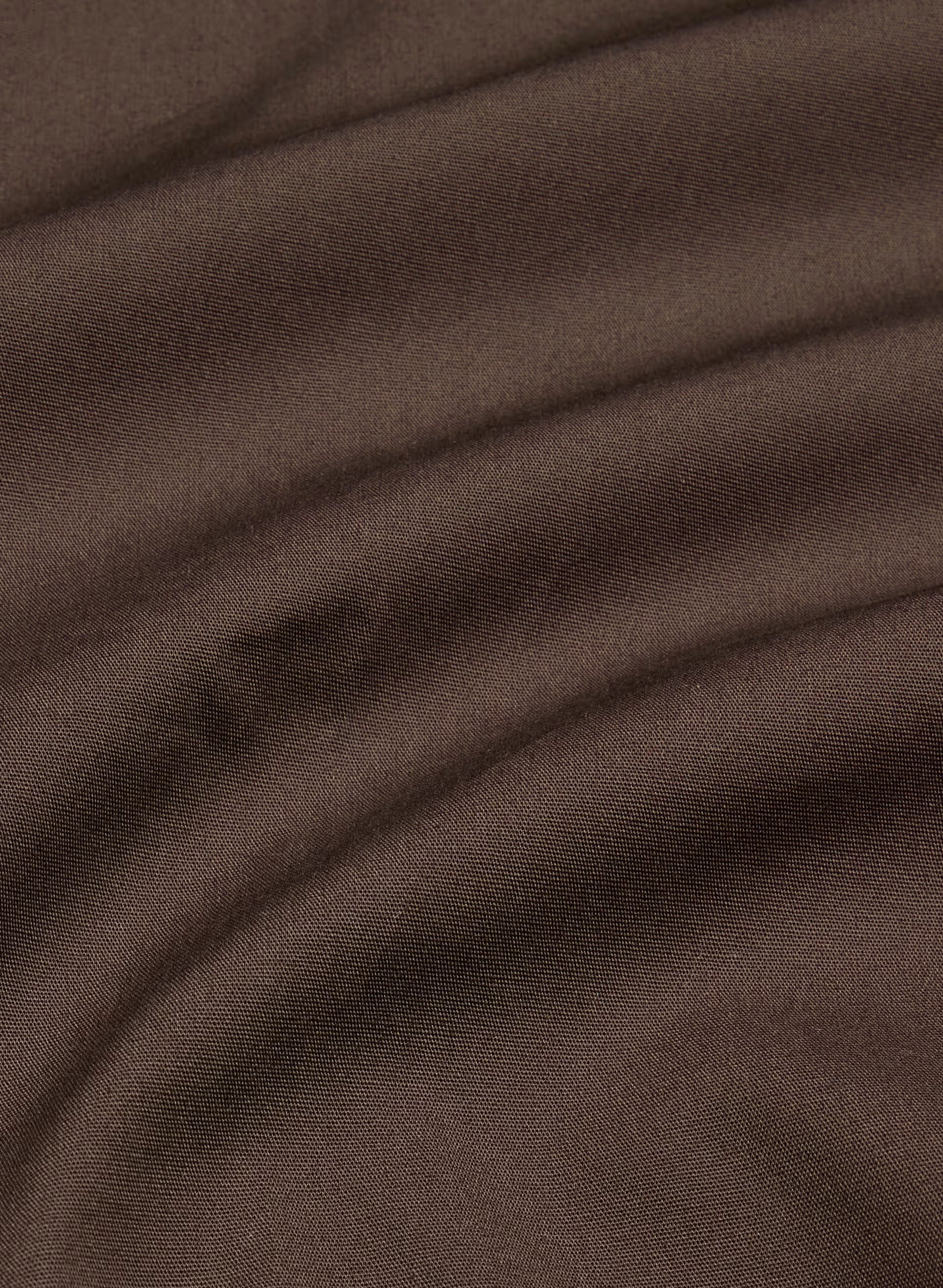Blueprint Poplin Shirt - RICH MOCHA BROWN