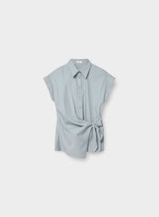 Blueprint Poplin Shirt - MOON DUST GREY
