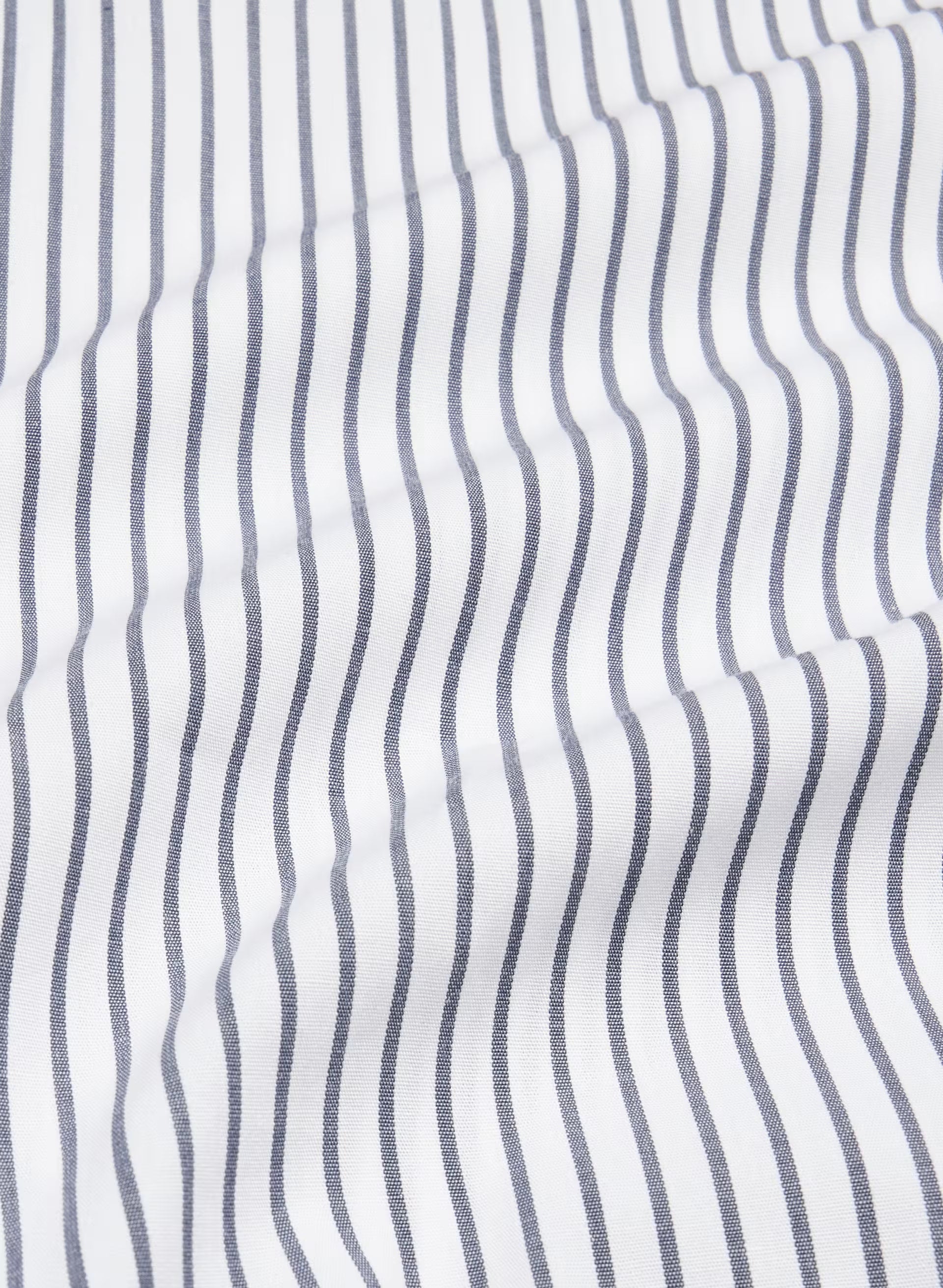 Blueprint Poplin Shirt - MLN STRP BR WHT/HBR NY