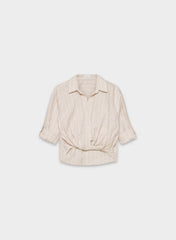 Portofino Linen Shirt - BRILY STRP MTTP/KLPK