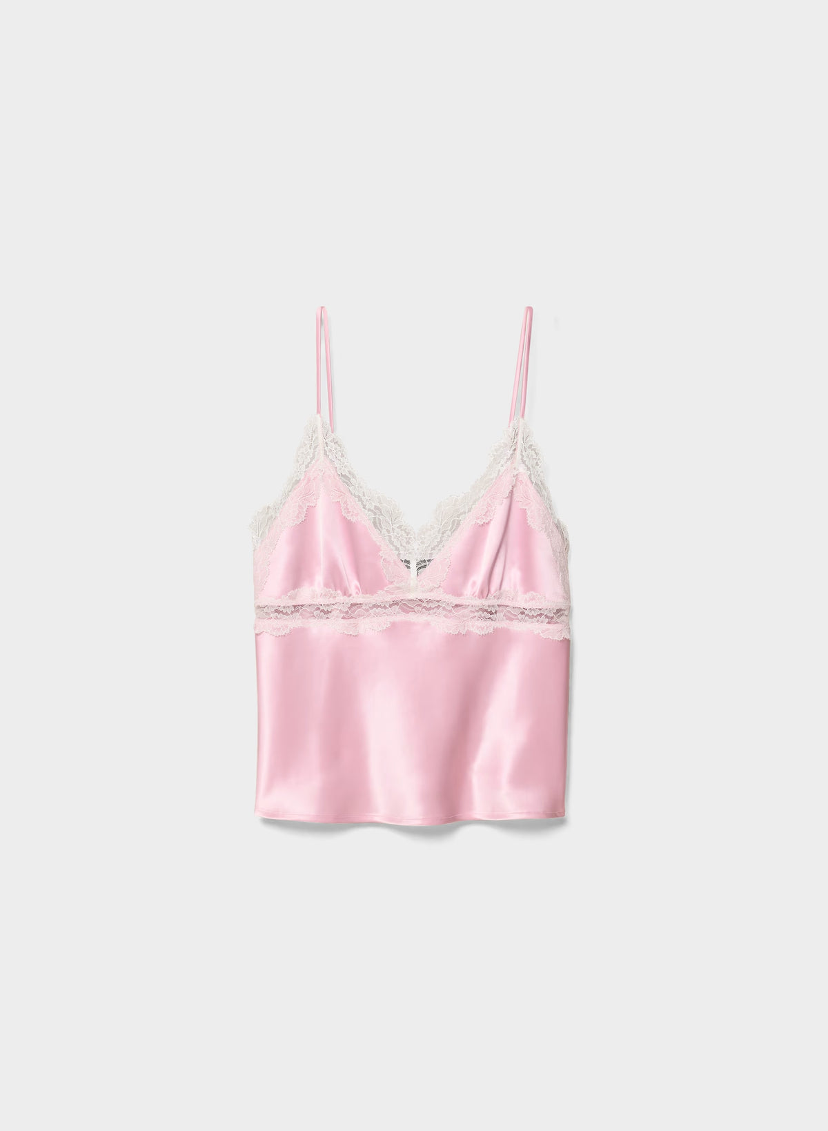 Foxtrot Satin Camisole - MLKSHK PNK/LGHT BRCH