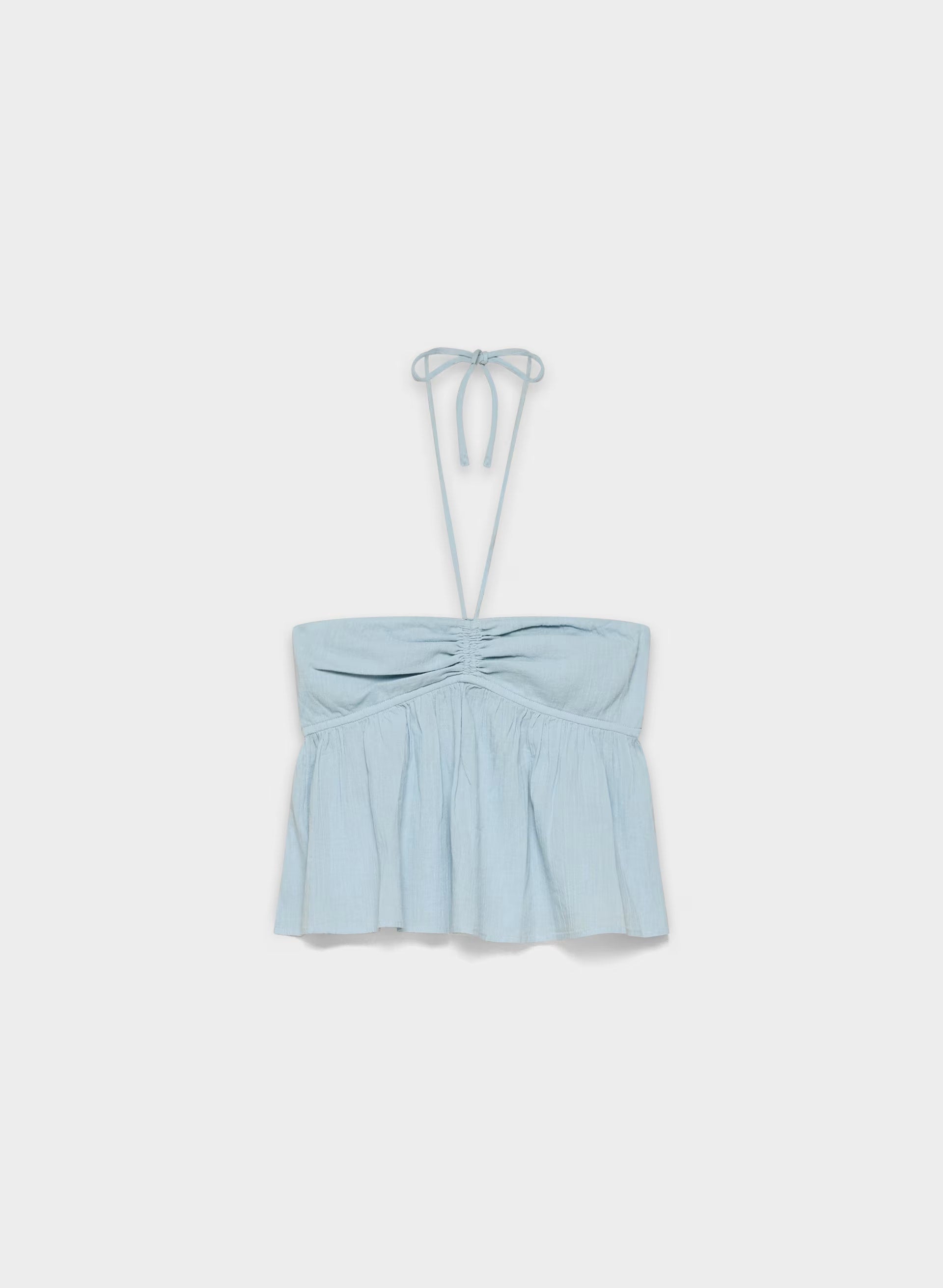 Pauline Halter Top - RIPPLE BLUE