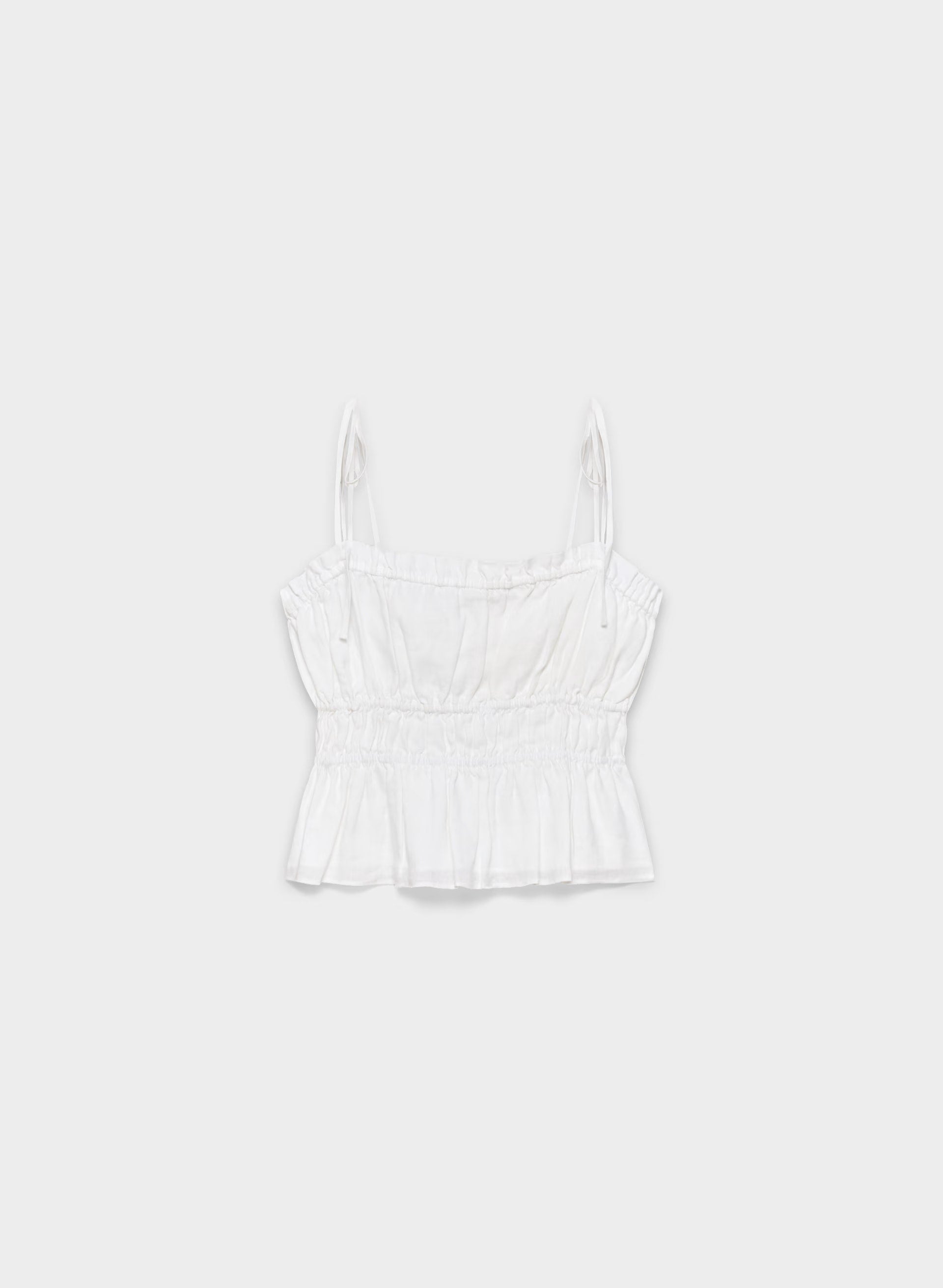 Regency Linen Camisole - WHITE