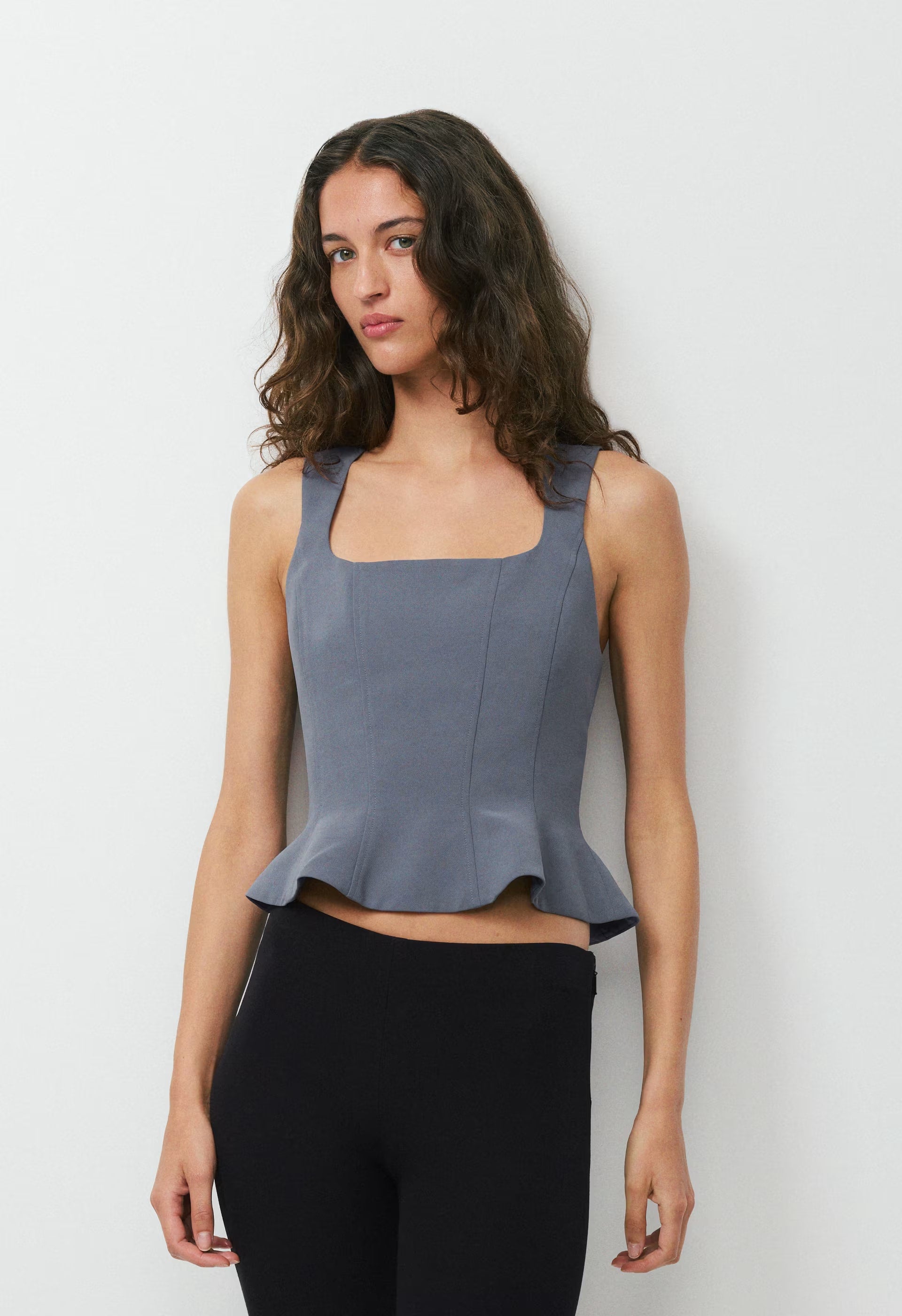 Rhodora Bustier - Crepette™ - VINTAGE NAVY
