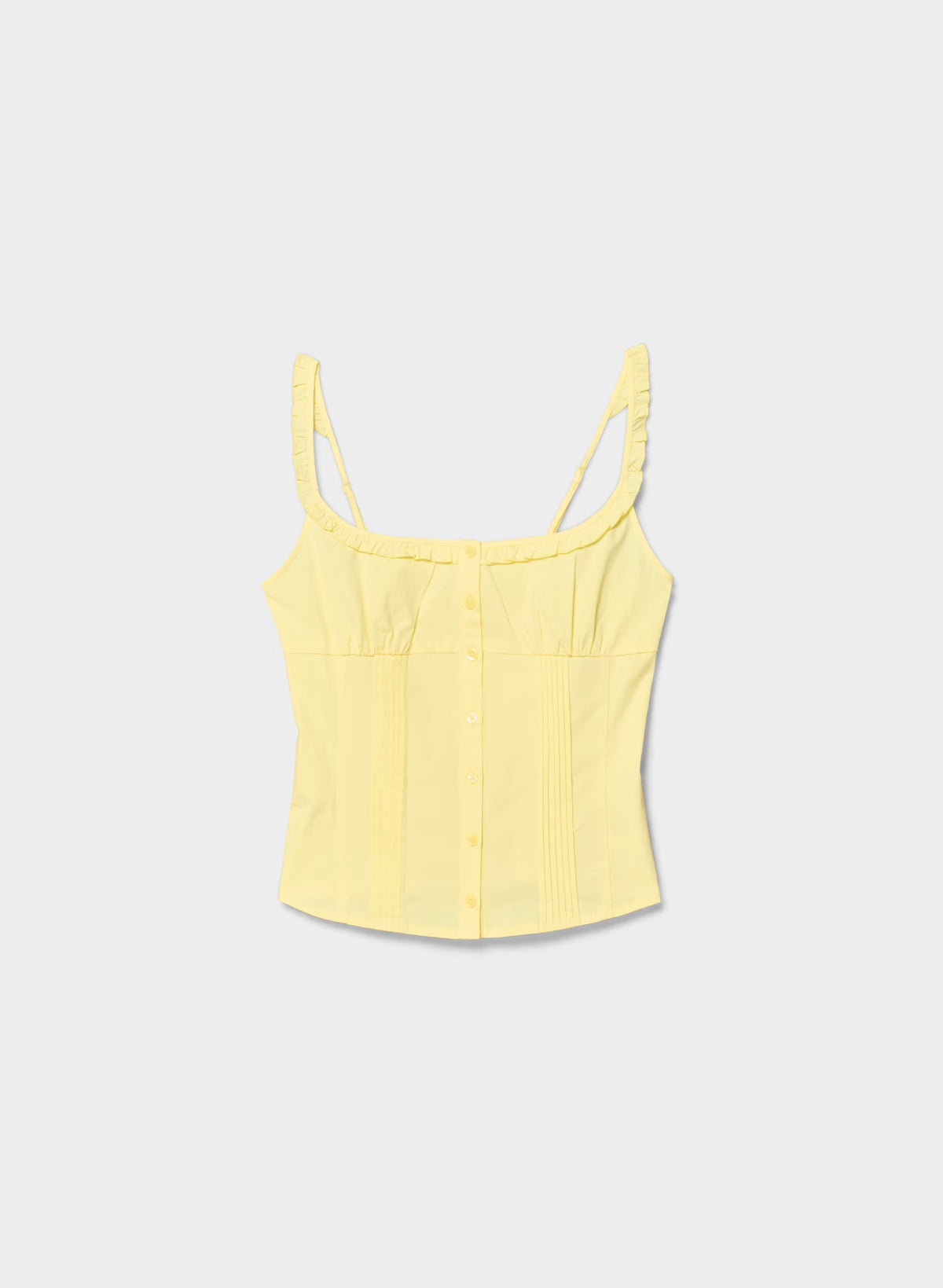 Gumdrop Poplin Top - LEMONADE