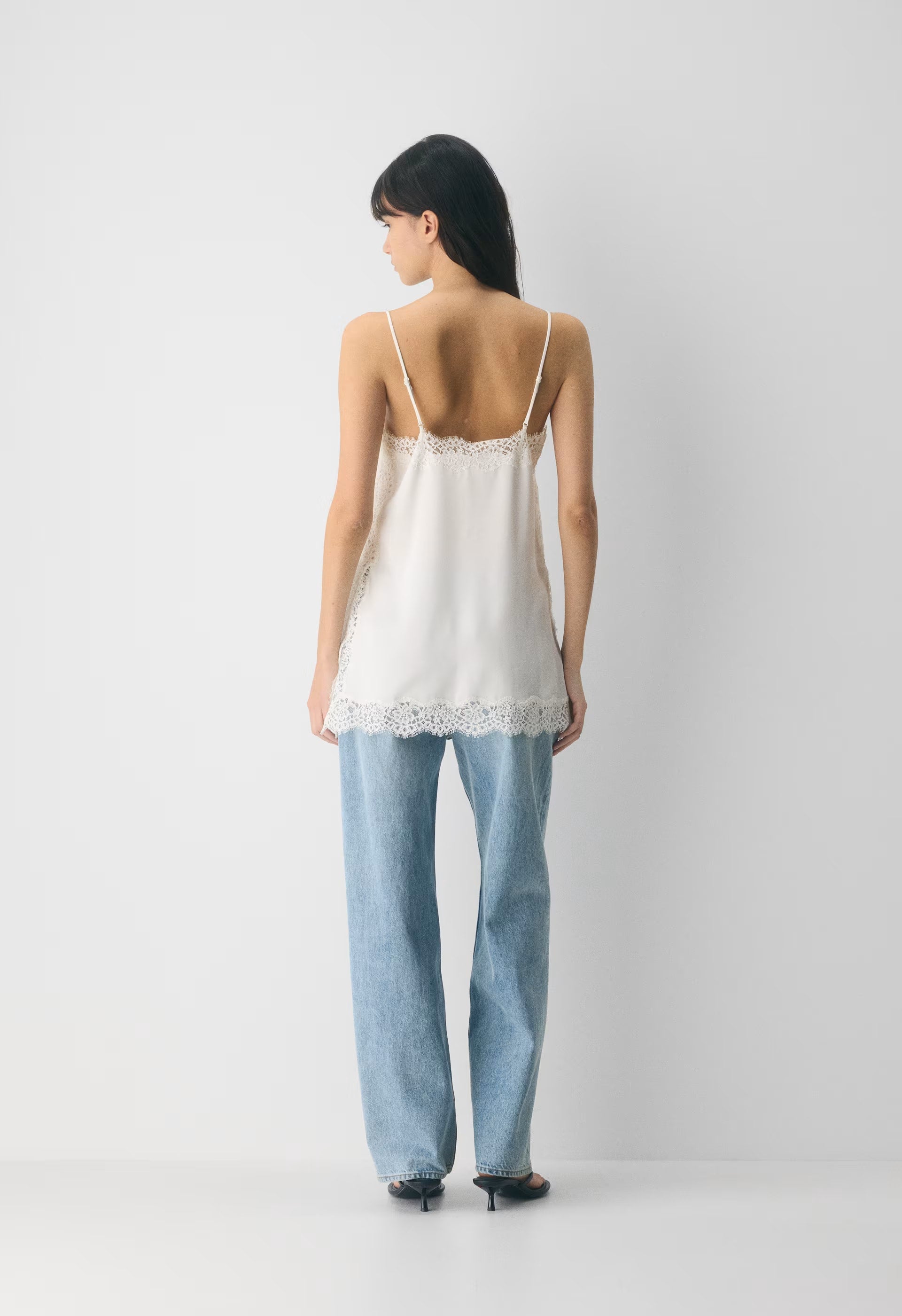 Serif Satin Camisole - LT BIRCH/ LT BIRCH