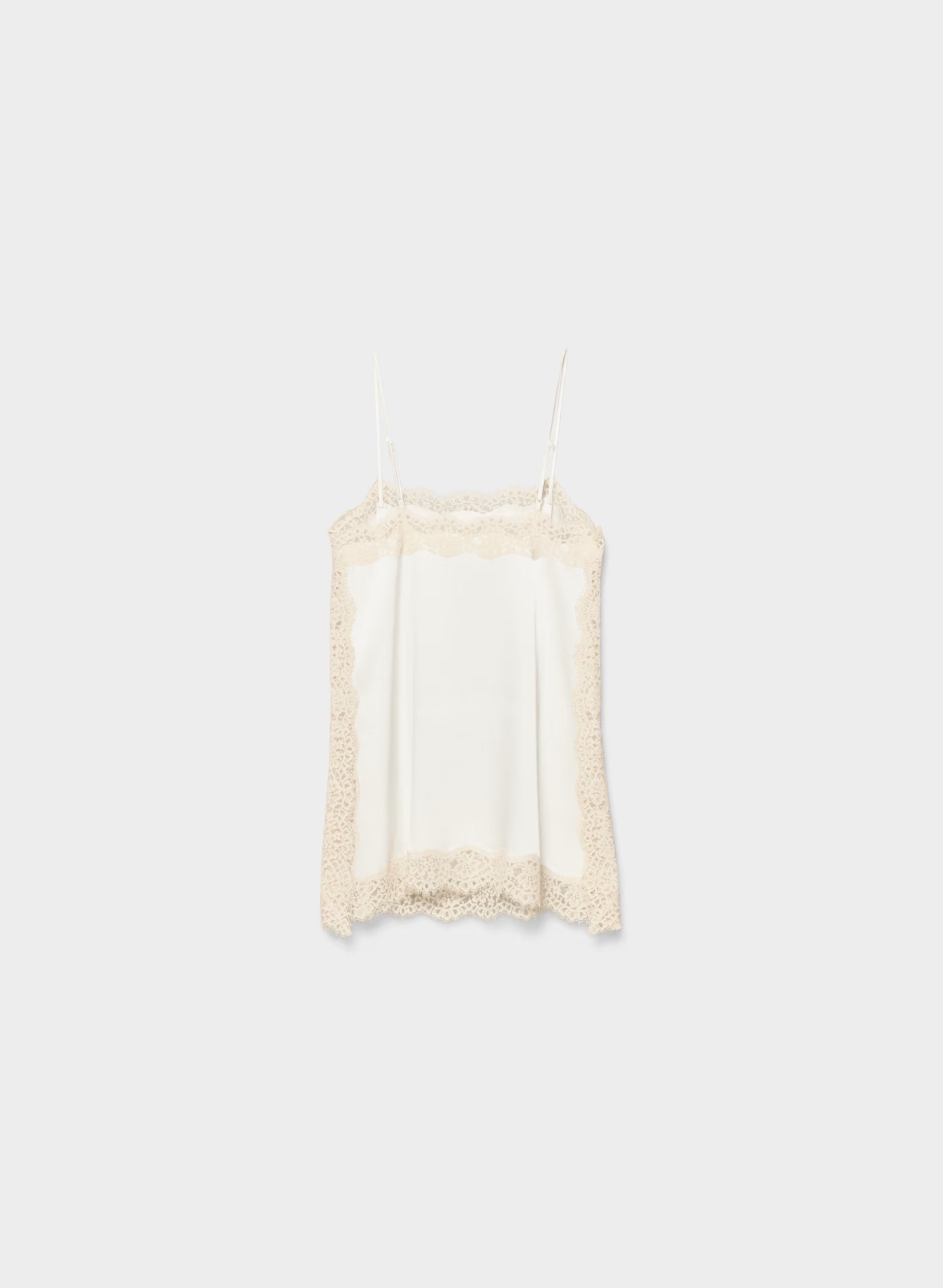 Serif Satin Camisole - LT BR/SPKLG CHMPGN