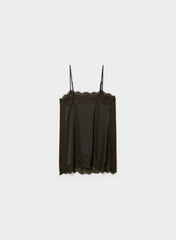 Serif Satin Camisole - CC N BROWN/CC NB BROWN