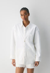 Denim Forum The '80s Comfy Denim Shirt - A LITTLE WHITE LIE