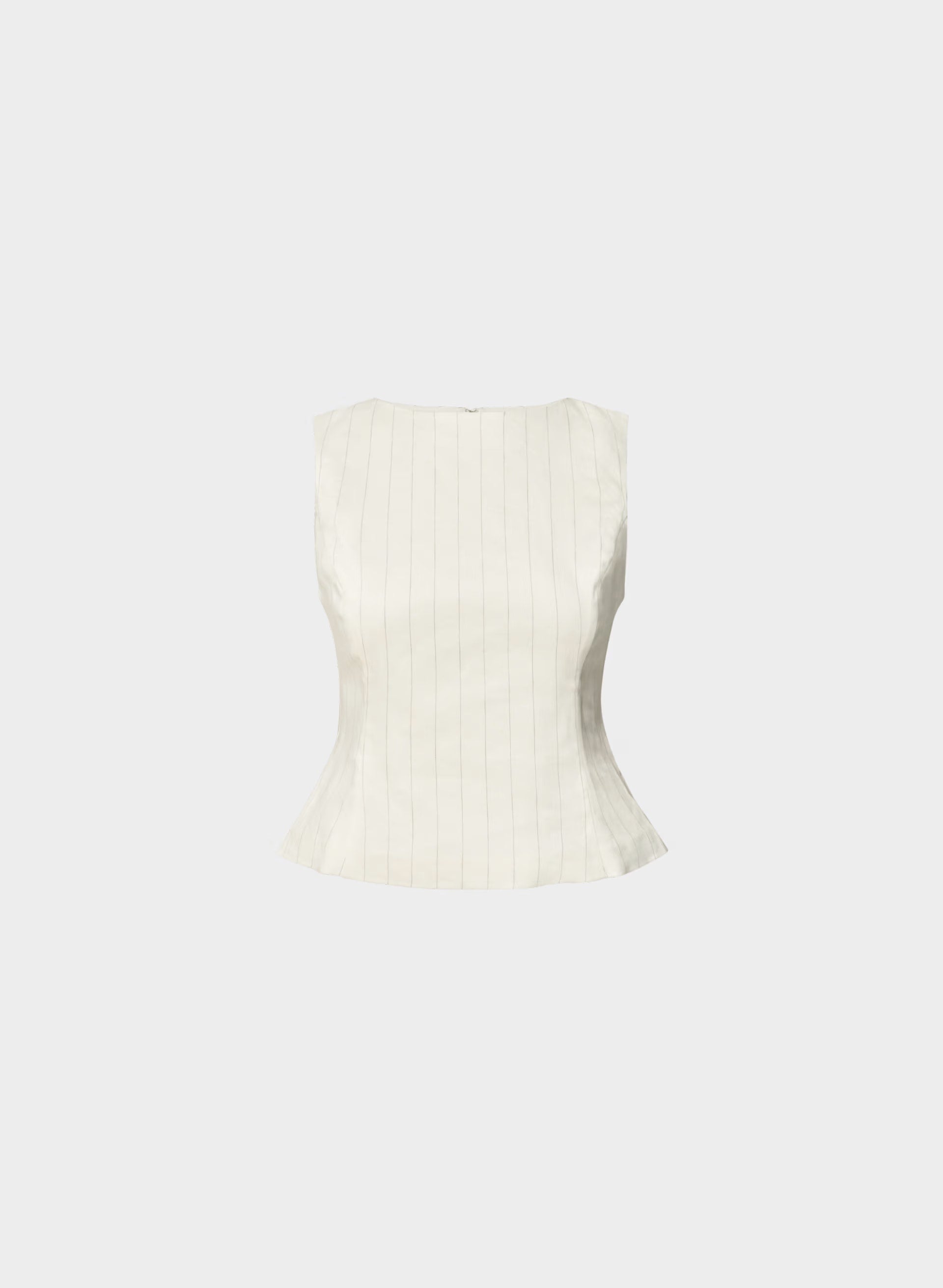 Enigma Linen Top - CABOT STRP OAK/GREY