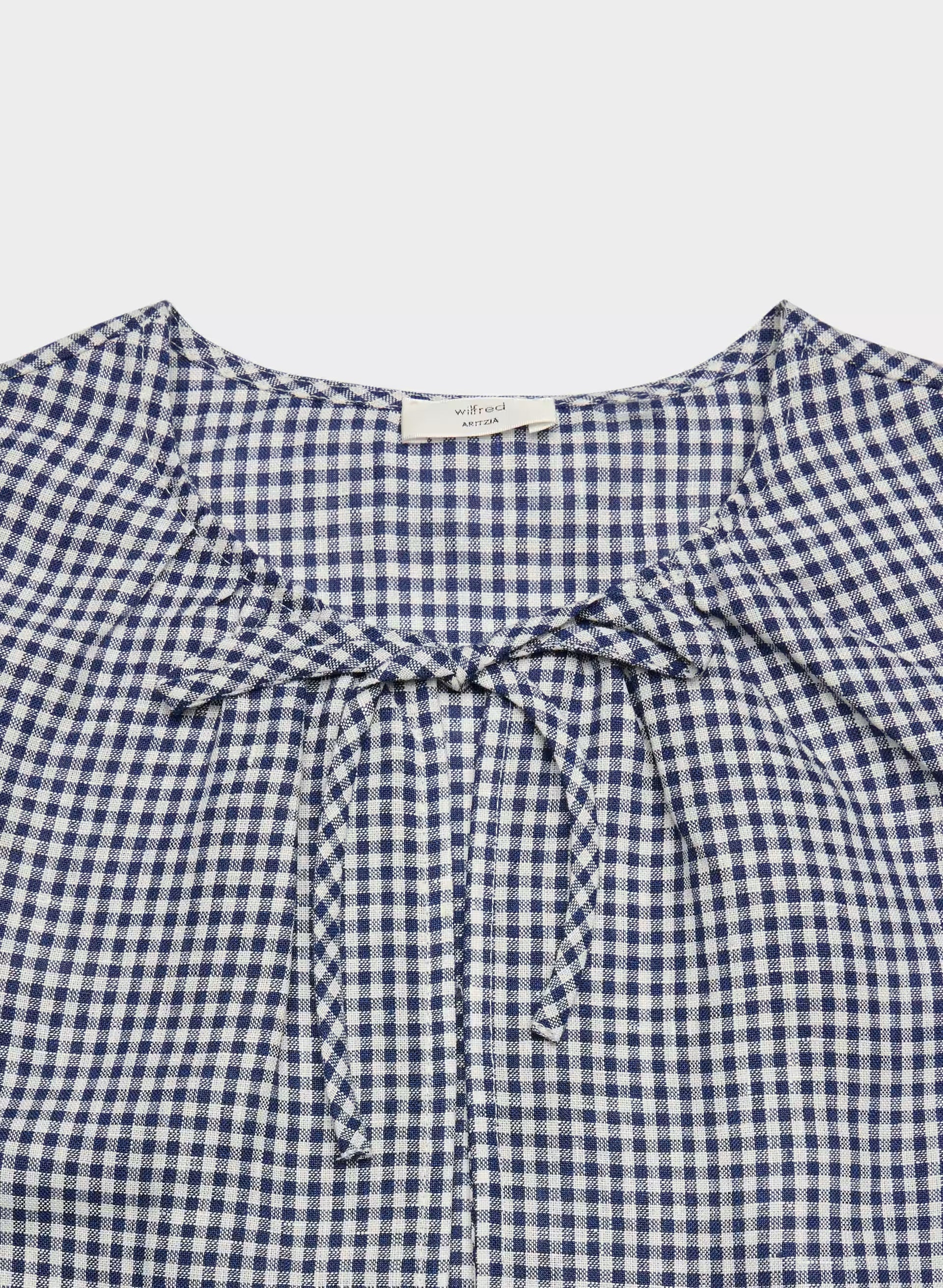 Violette Linen Blouse - SRPN CK LT BRH/HBR NVY