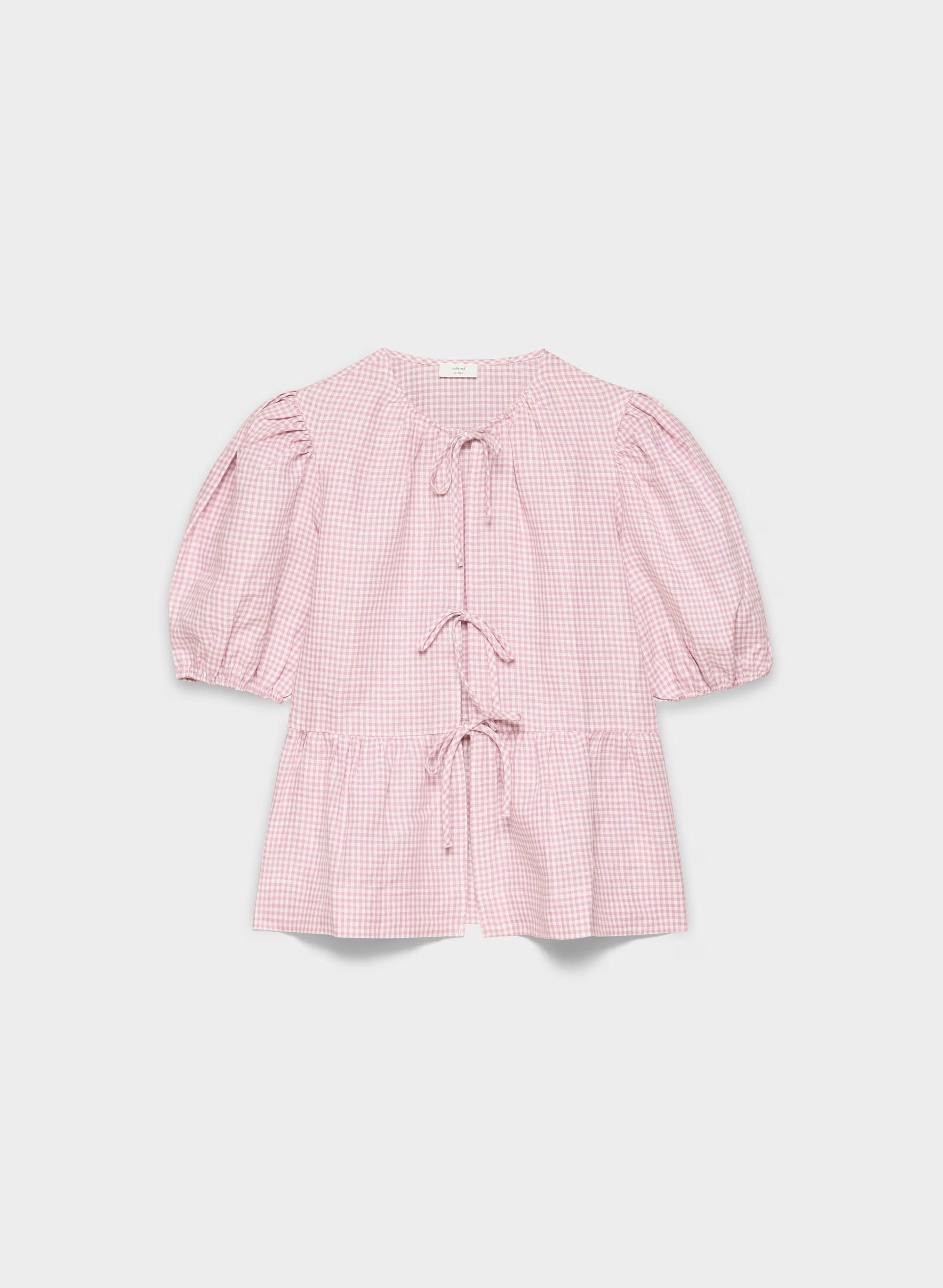 Violette Linen Blouse - SRPN CK LT BR/SWT P PL