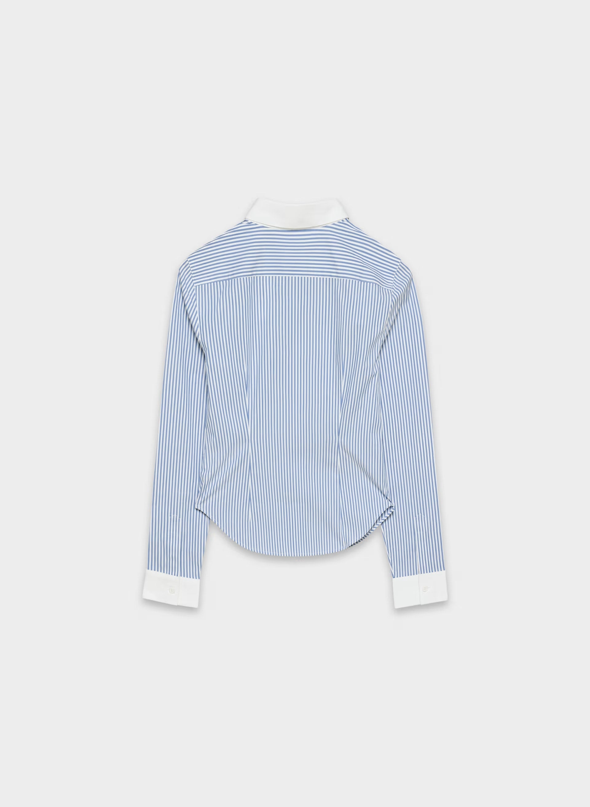 Chronicle Slim Poplin Shirt - FRNCH BL/BRT WT/BRT WT