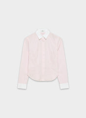 Chronicle Slim Poplin Shirt - MLKSK PK/BRT WT/BRT WT