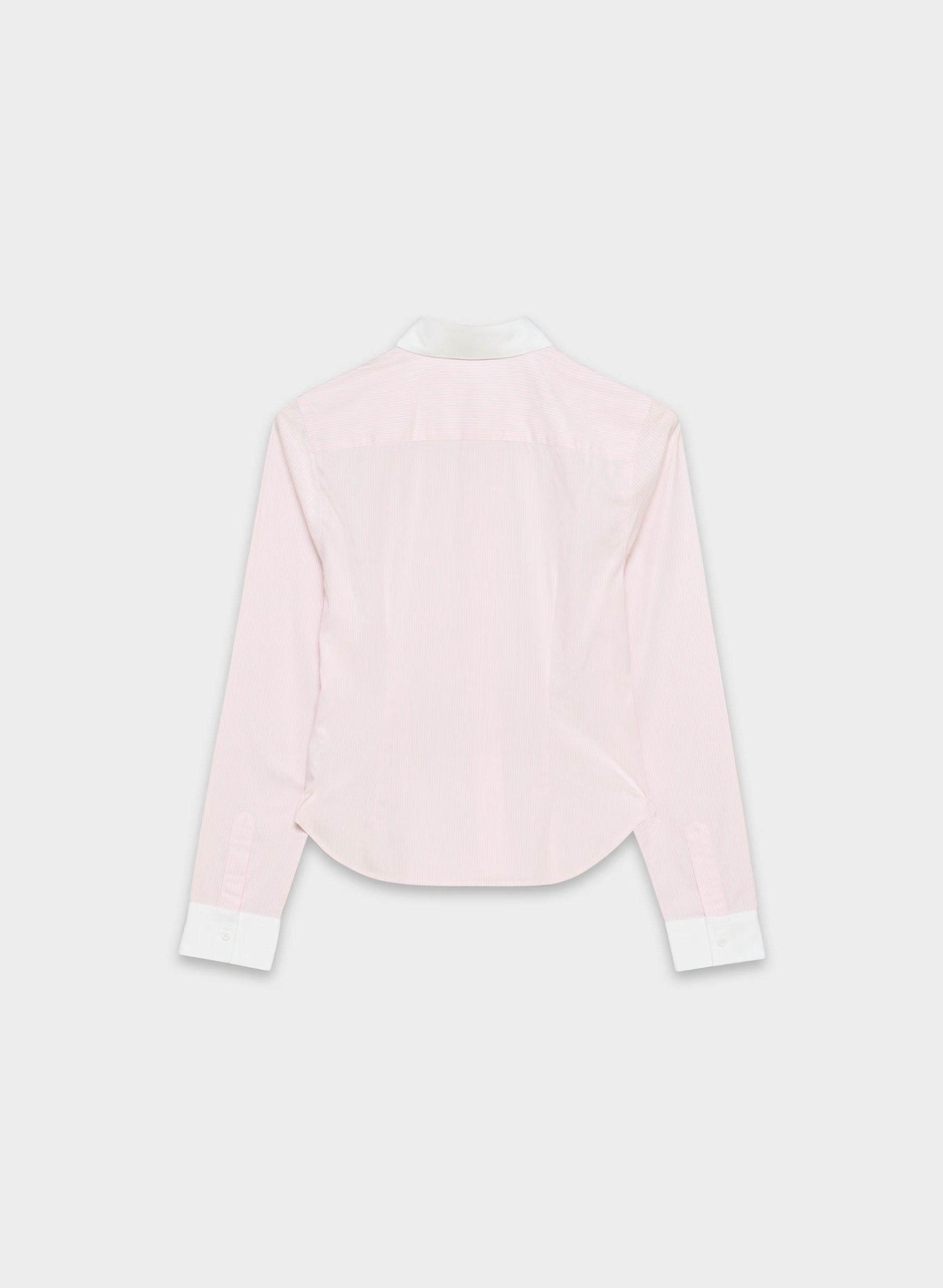 Chronicle Slim Poplin Shirt - MLKSK PK/BRT WT/BRT WT