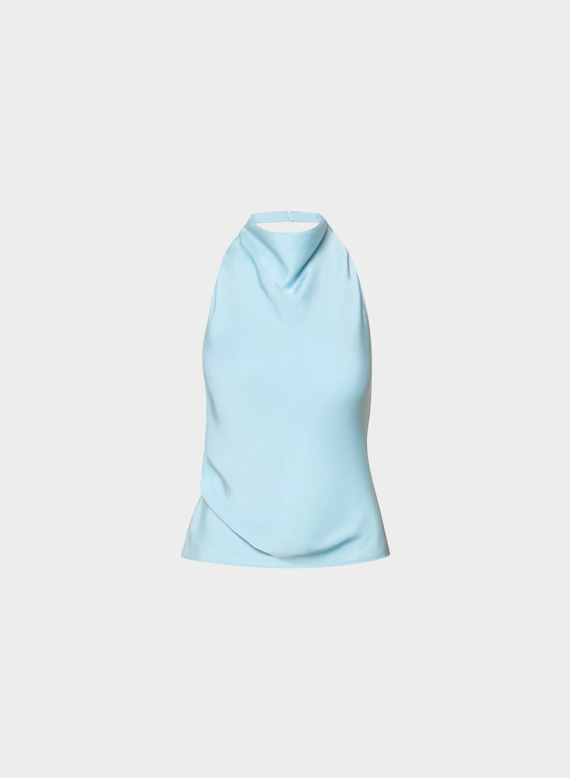 Audience Satin Halter Top - PANORAMA BLUE