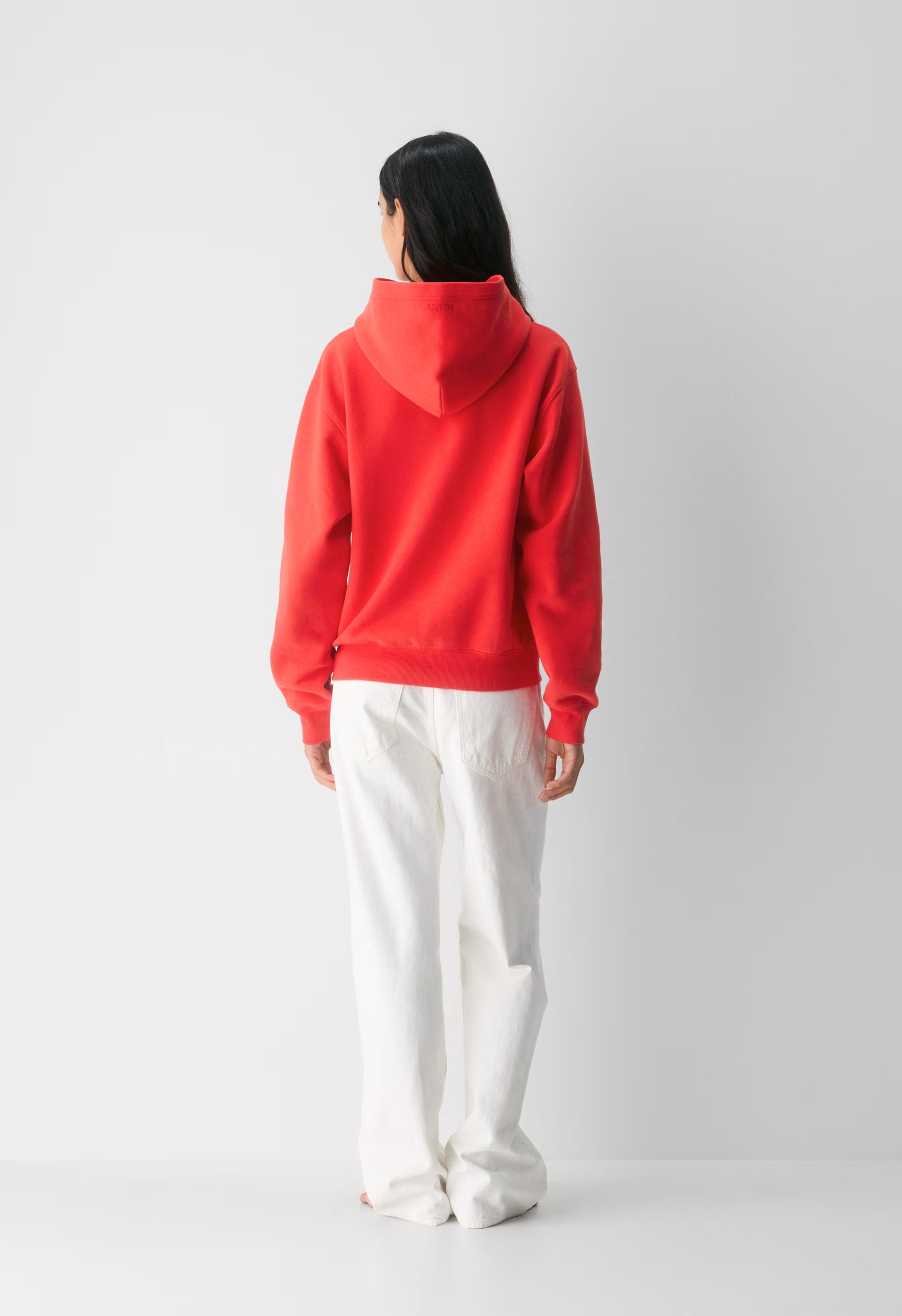 Cozy Sweatfleece Perfect Hoodie - CHERRYBOMB RED