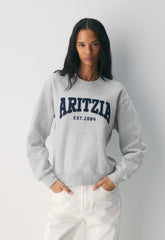 Cozy Sweatfleece Perfect Crew Sweatshirt - H CHROME/ ADMIRAL