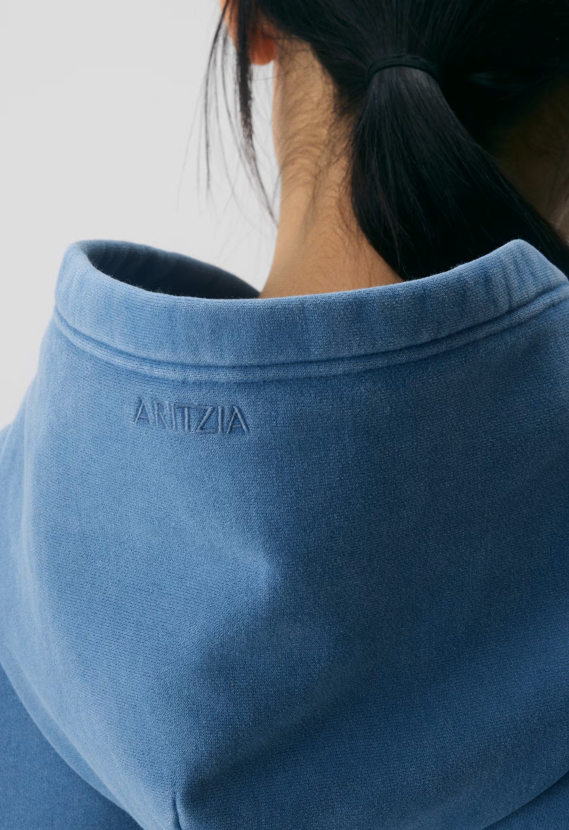 Cozy Sweatfleece Perfect Hoodie - NO-STRESS LIGHT BLUE