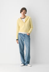 Essential Cashmere Idyllic Zip Hoodie - LEMONADE