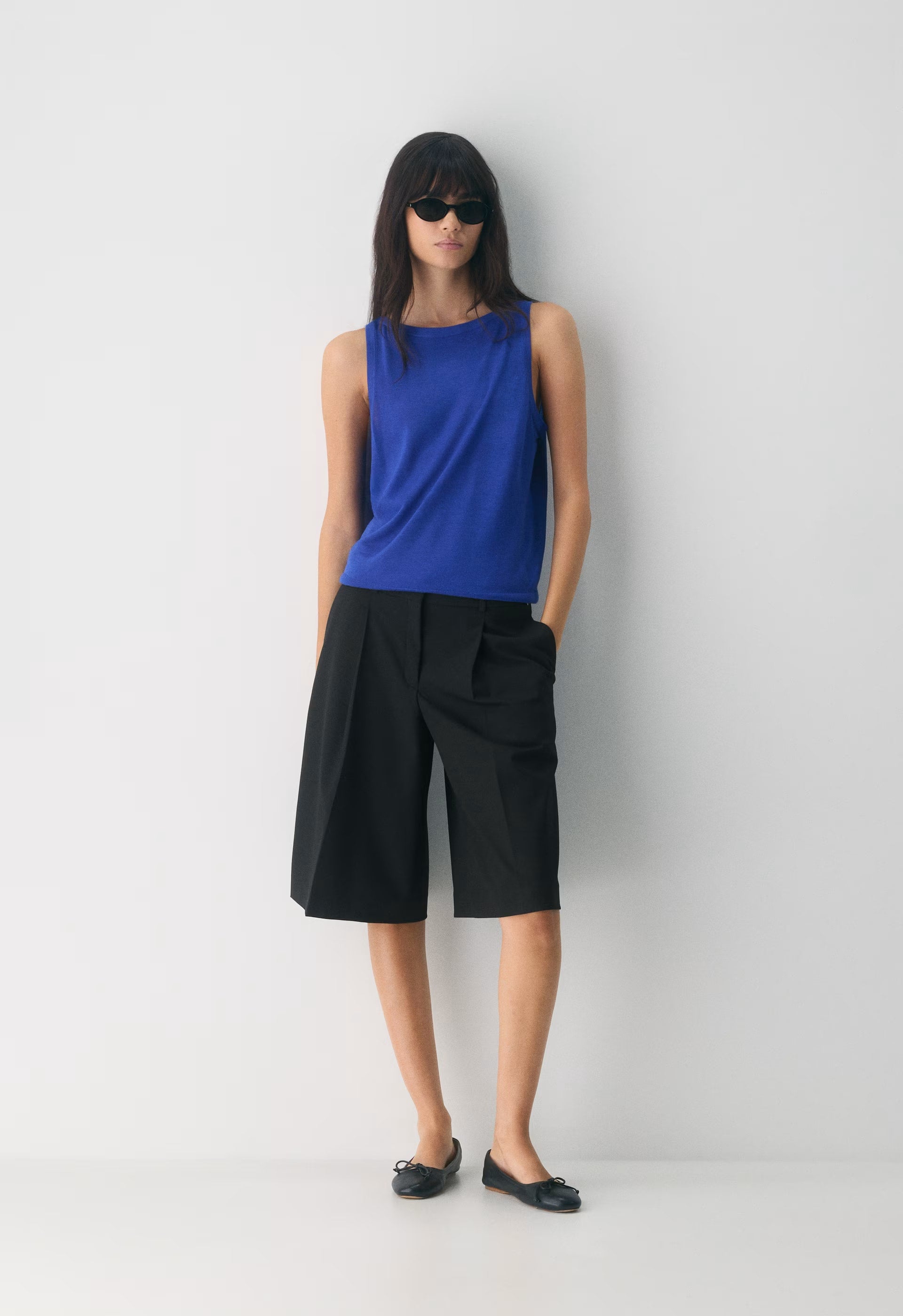 Fine Merino Wool Pasture Sweater Vest - ABLAZE BLUE