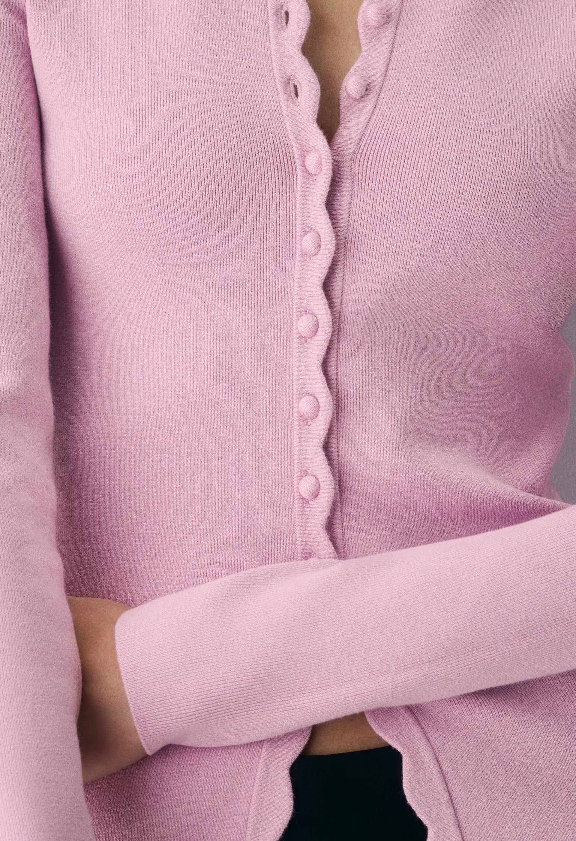 Shelly Cardigan - Wonder Yarn - SWEET PEA PURPLE