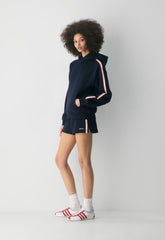 Cozy Sweatfleece Perfect Hoodie - ADMIRAL /MULTI