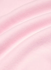 Cozy Sweatfleece BF Off-Shoulder Sweatshirt - MILKSHAKE PINK
