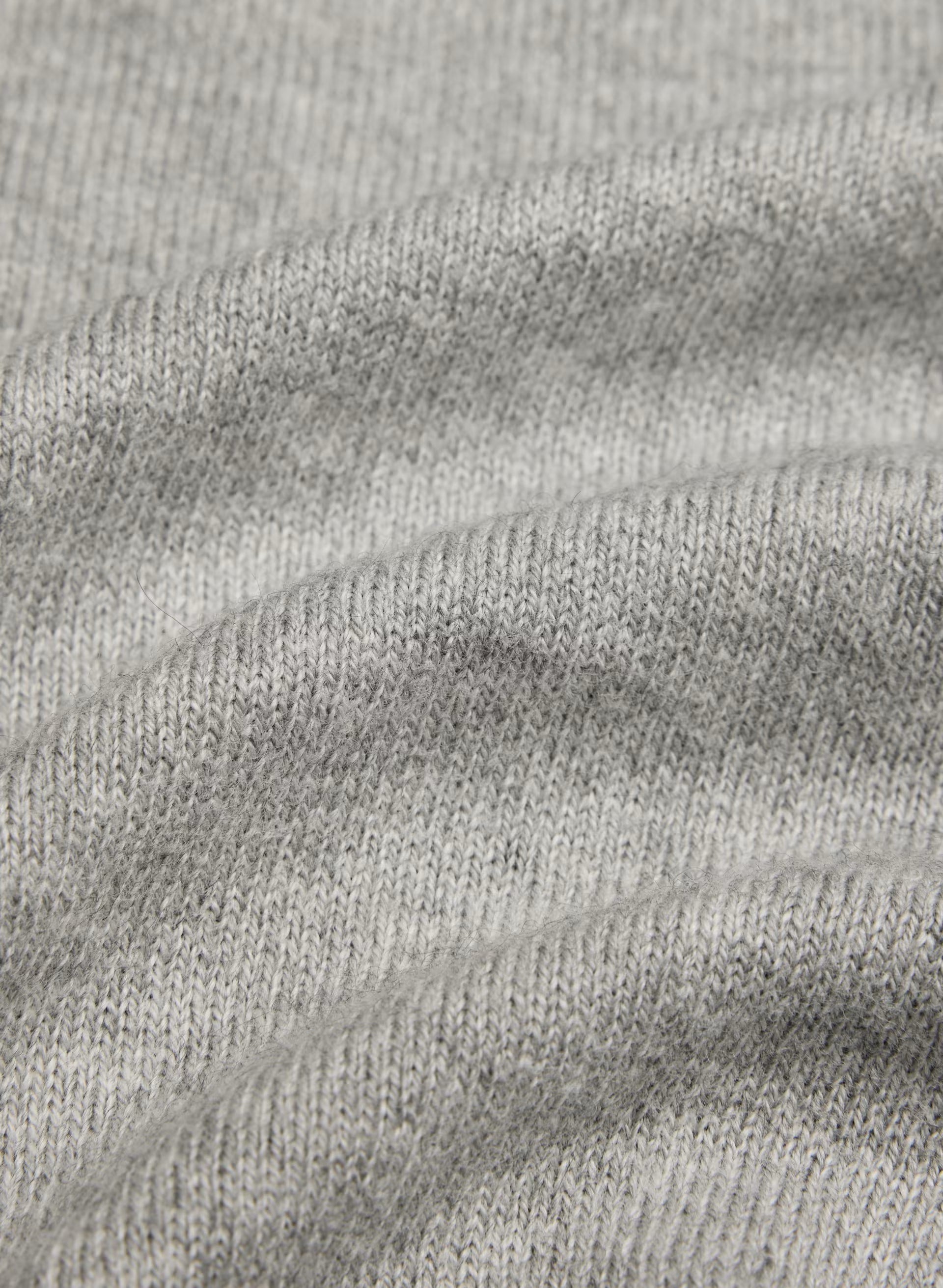 Cotton Charm™ Prep Icon Sweater - H ATHLC GRY/TEDDY BEAR