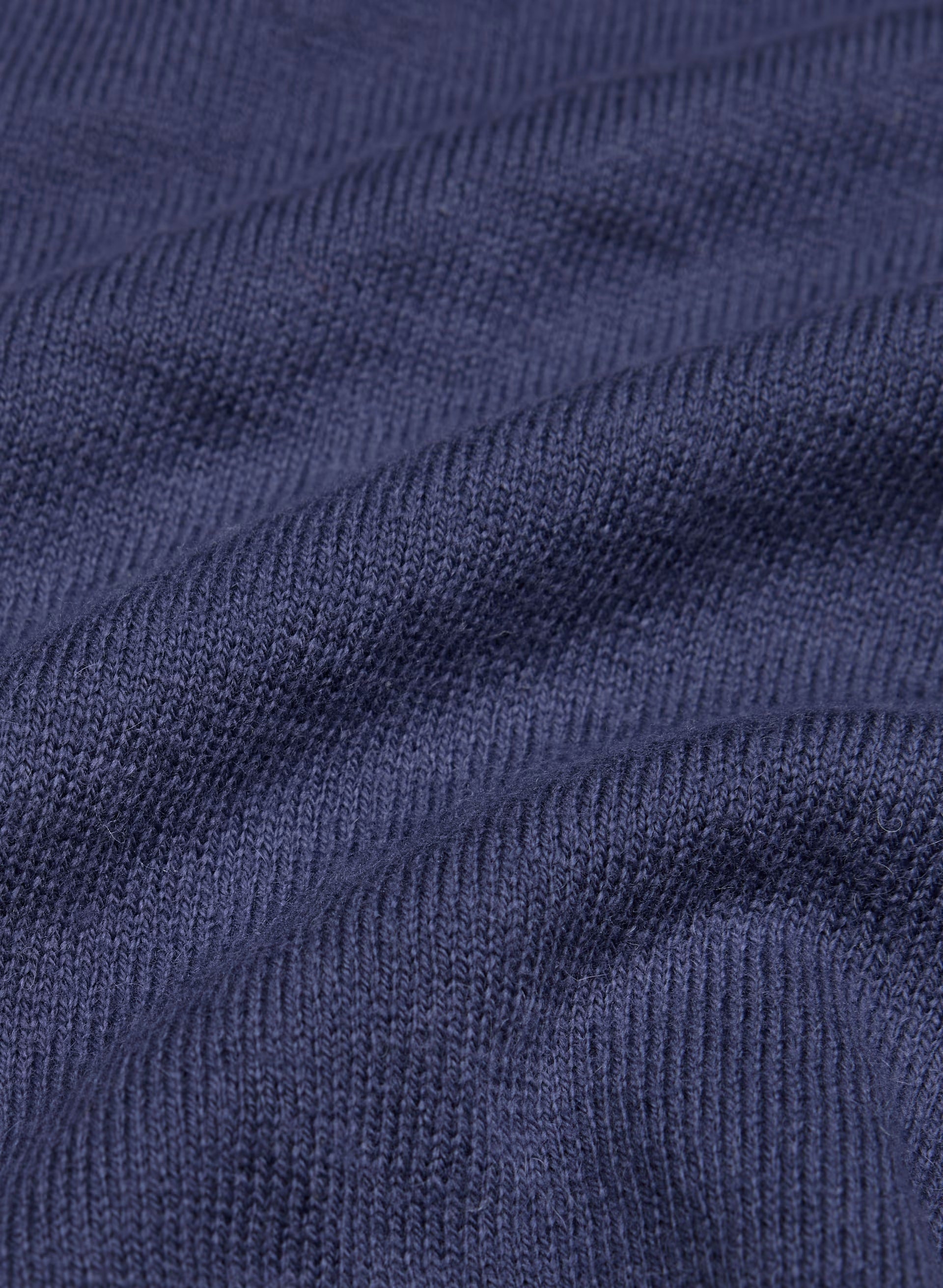 Cotton Charm™ Prep Icon Sweater - HARBOUR NAVY/ BROWN