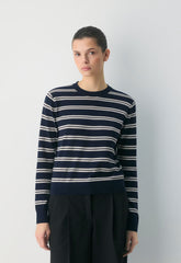 Bloor Sweater - ADMIRAL/ LIGHT BIRCH
