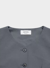 Regal Vest - Crepette™ - VINTAGE NAVY
