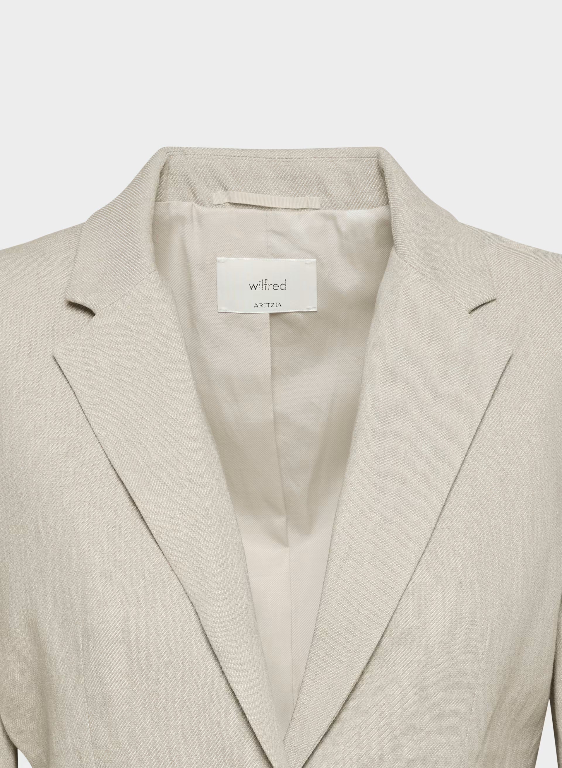 Etiquette Blazer - PowerLinen™ - UNDYED DARK ECRU