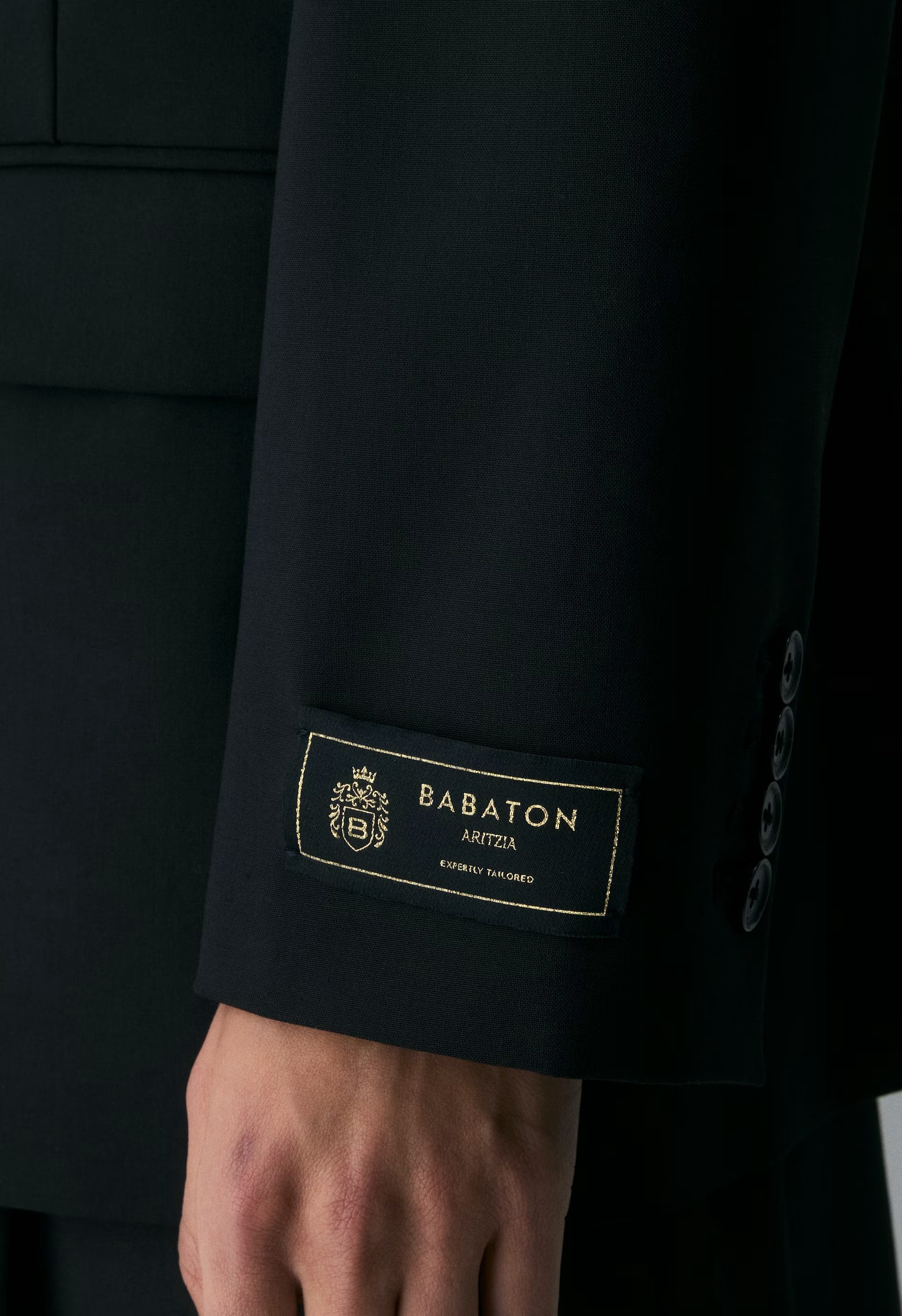 Enact Wool Blazer - BLACK