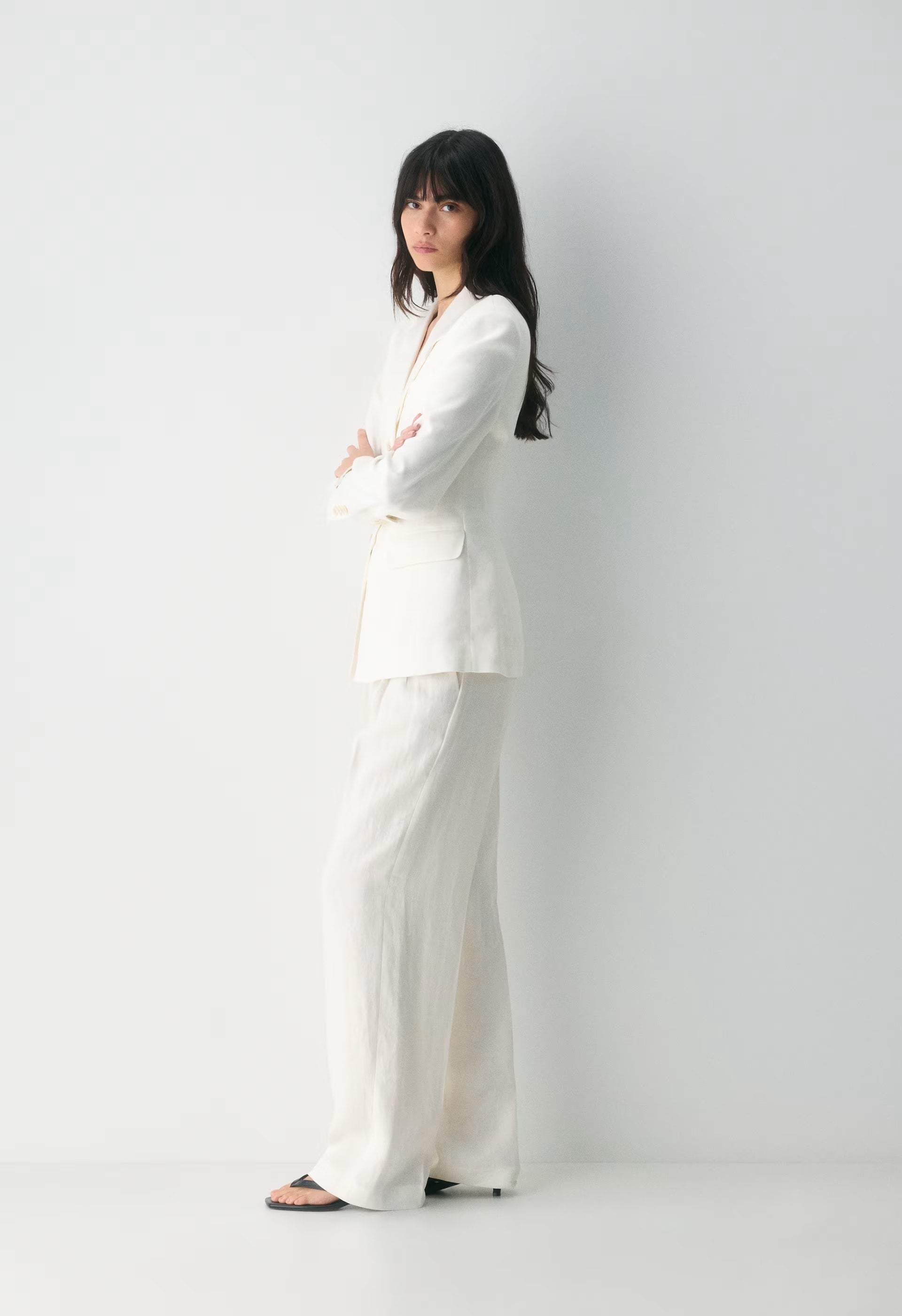 Standout Linen Blazer - LIGHT BIRCH