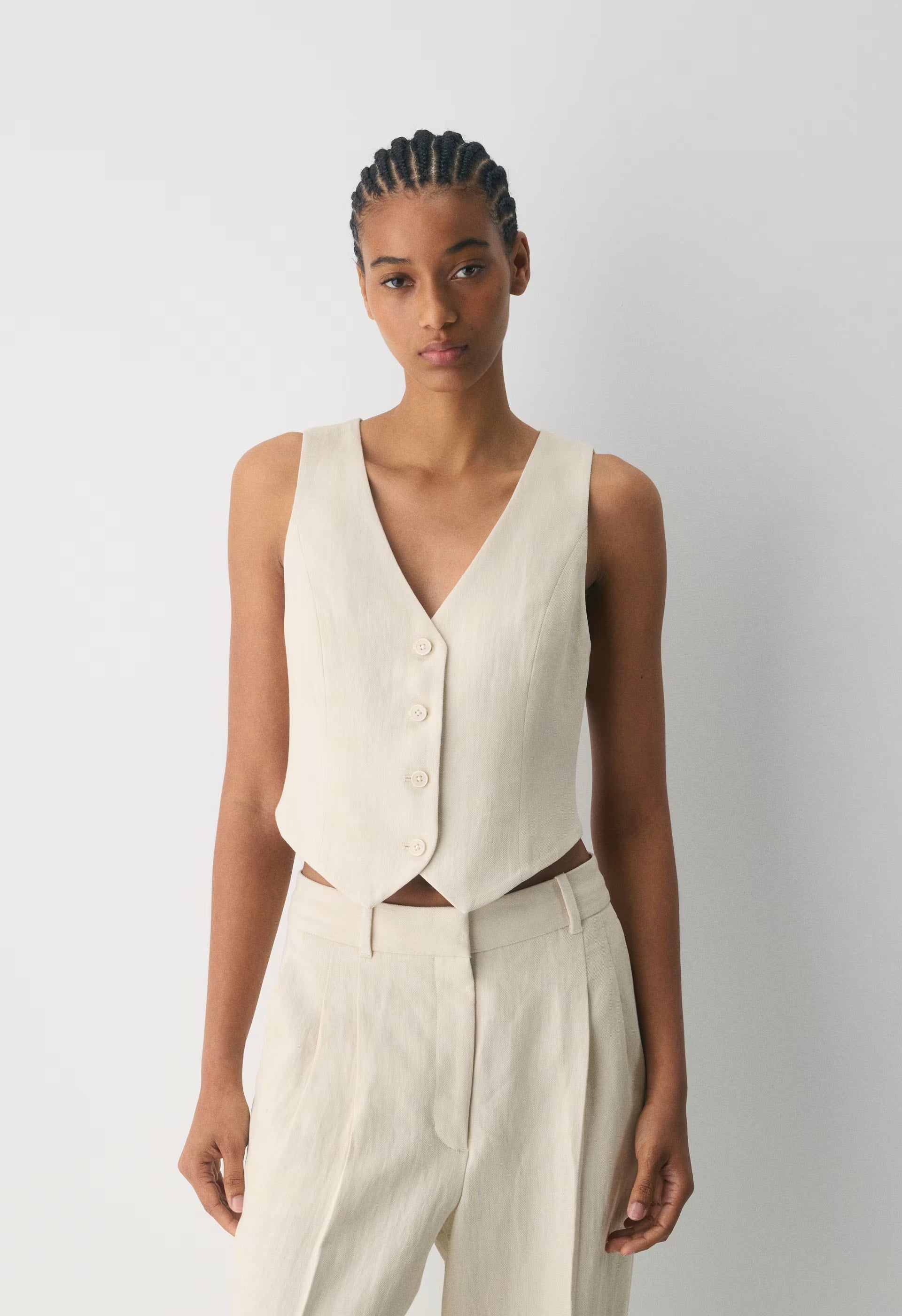 Pacino Vest - PowerLinen™ - COOL BEIGE
