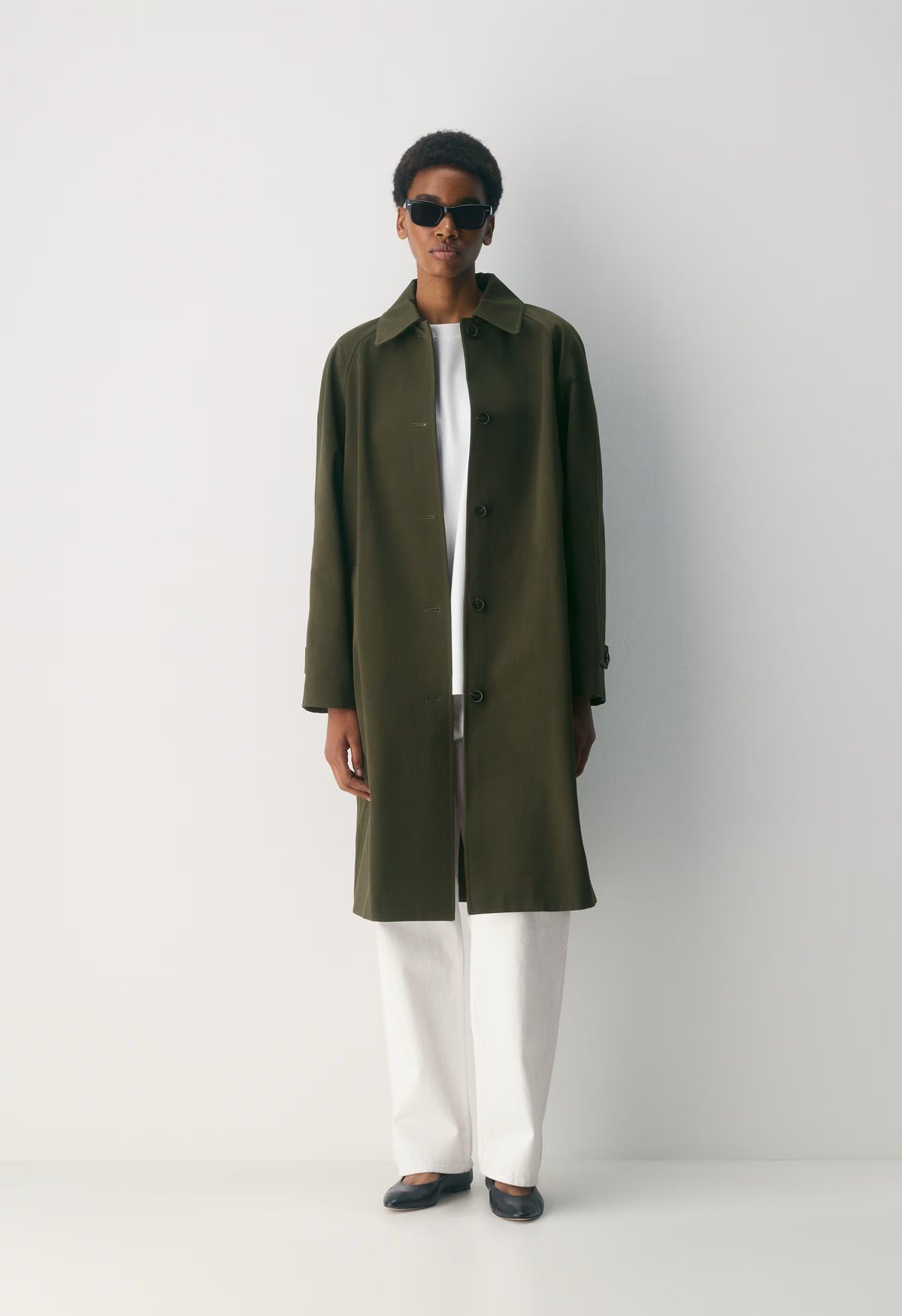 The Regent Trench Coat - Rich Twill - DARK OLIVE